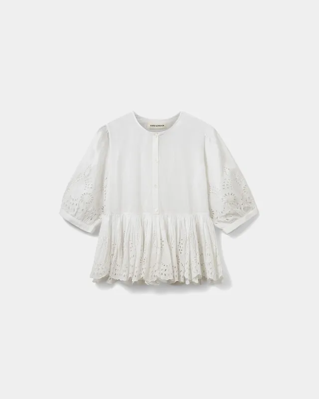 sofie-schnoor-women-hattiesw-bluse-schneewei-baumwolle image 1