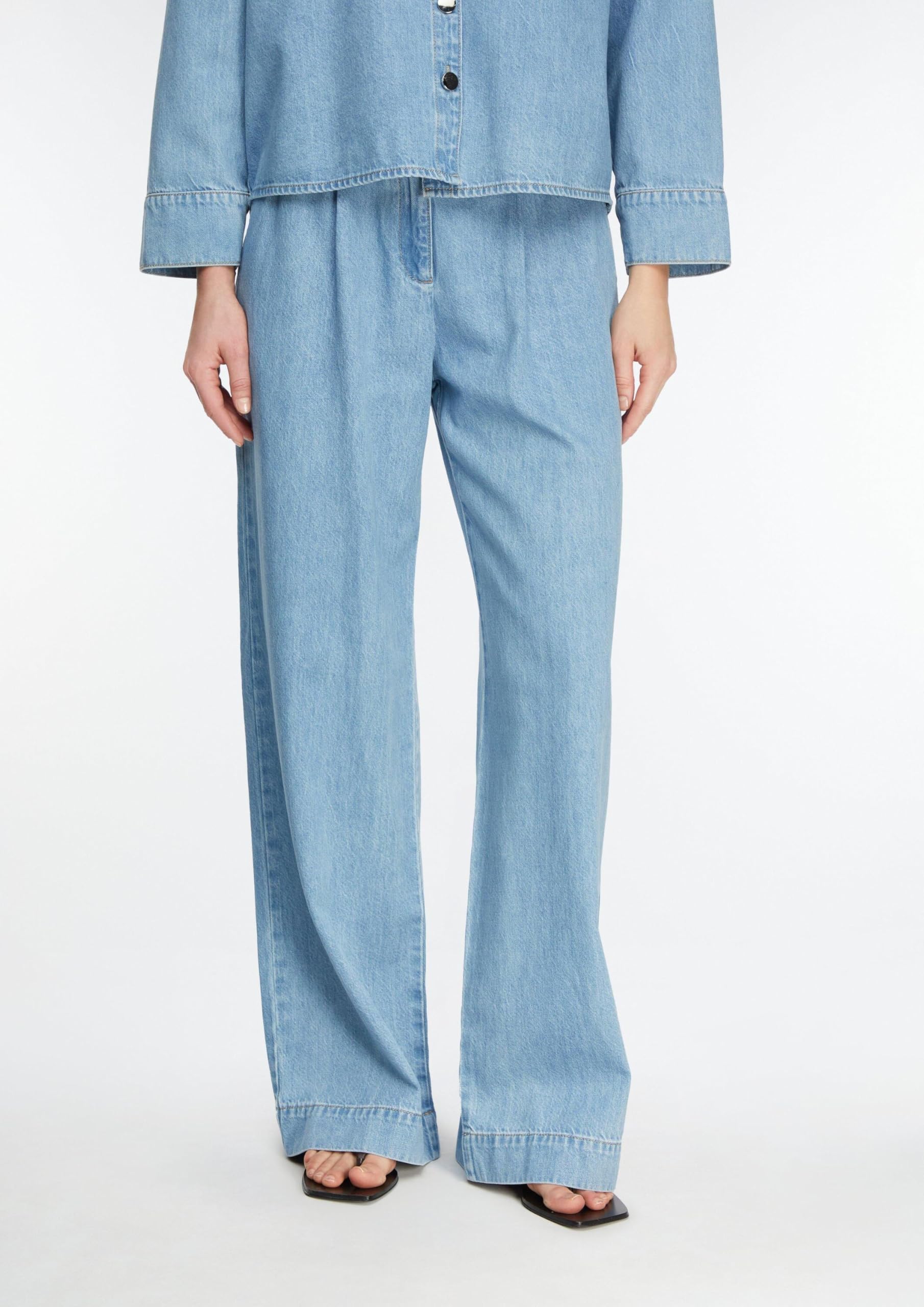 comma-wide-leg-jeans-high-rise-gr-38-damen-jeans image 5