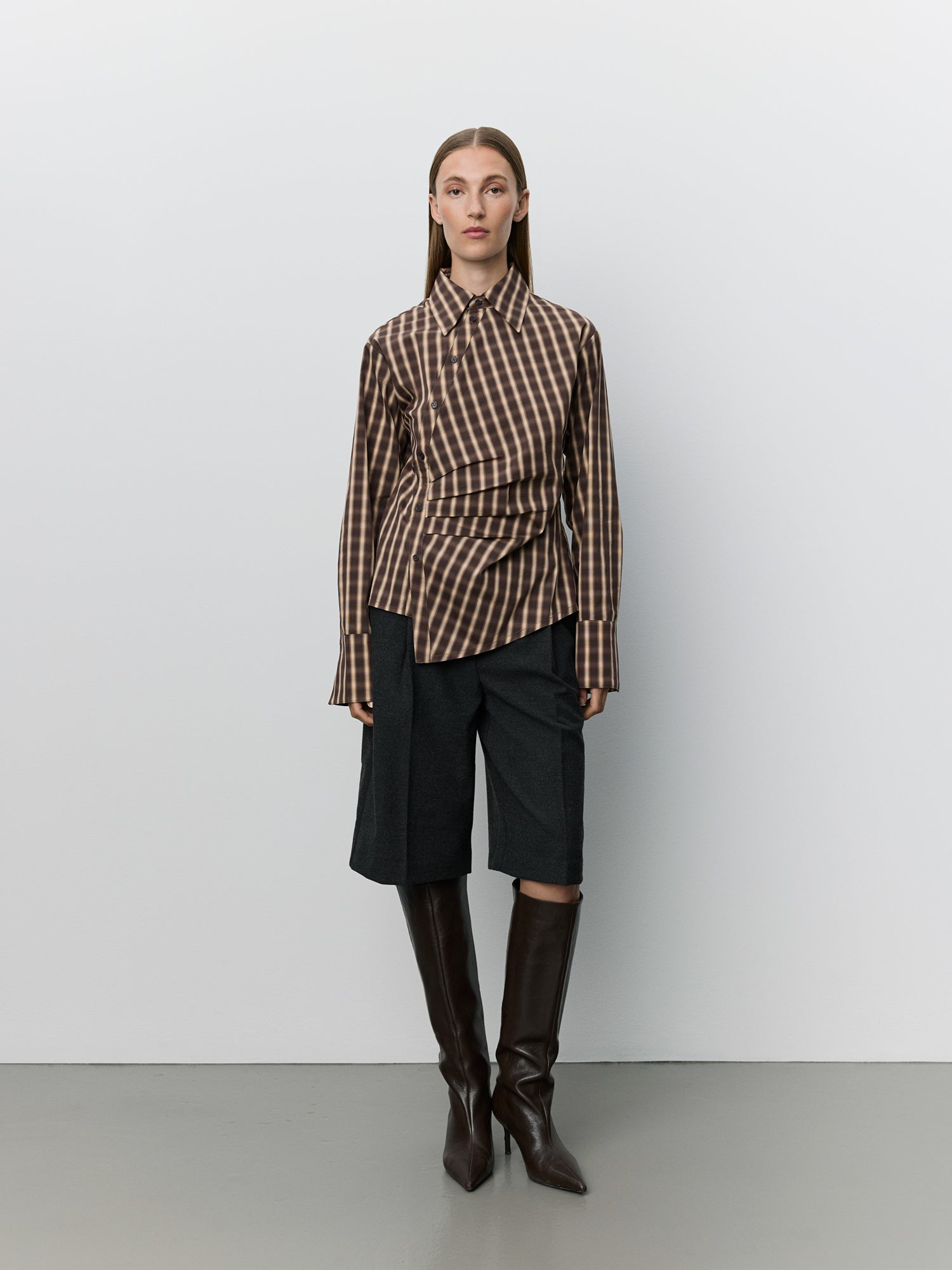 sofie-schnoor-women-paigesw-s263240-bluse-braun-kariert image 2