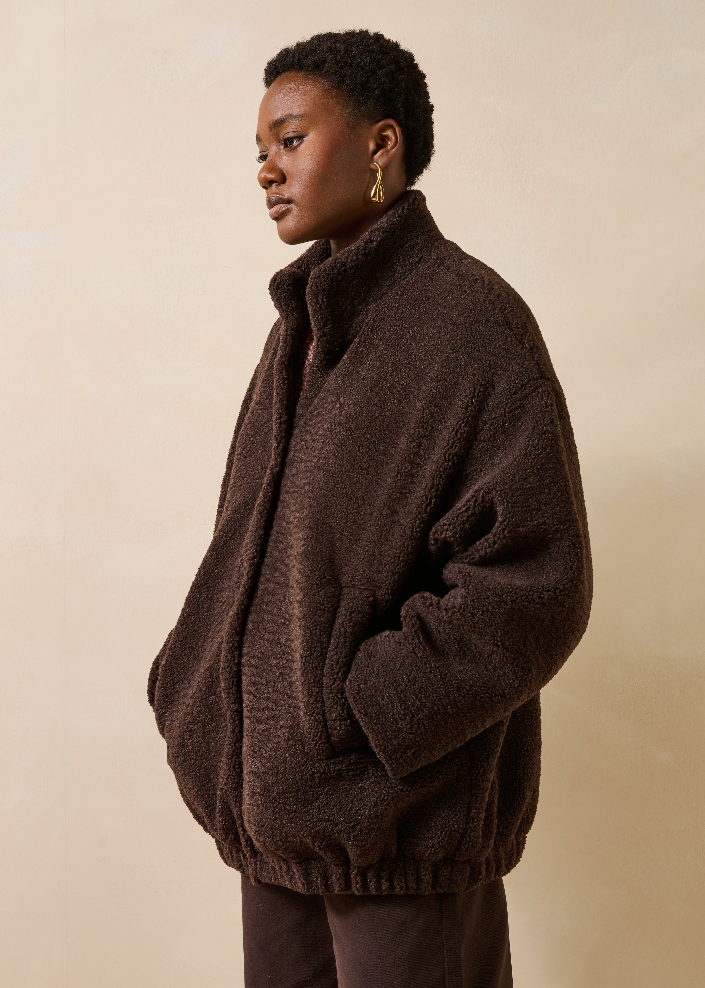 la-f-e-marabout-e-vestes-gladys-blouson-braun-oversize image 1