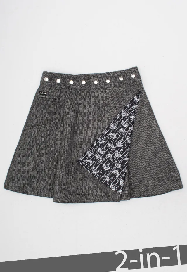 moshiki-hot-cookie-71-tweed-wickelrock-45cm-wendbar-2 image 1