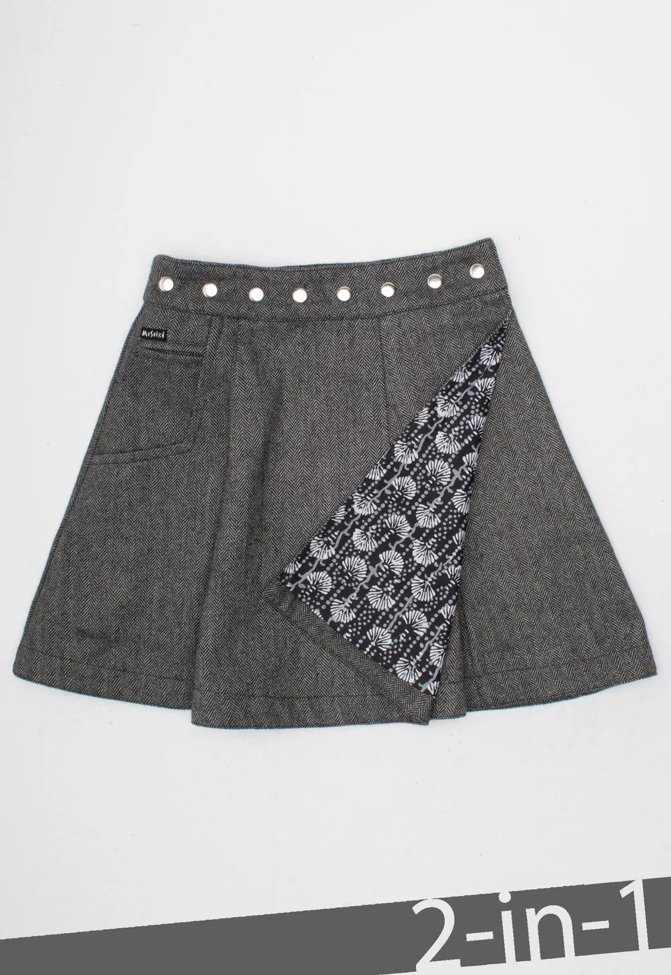 moshiki-hot-cookie-71-tweed-wickelrock-45cm-wendbar-2 image 1