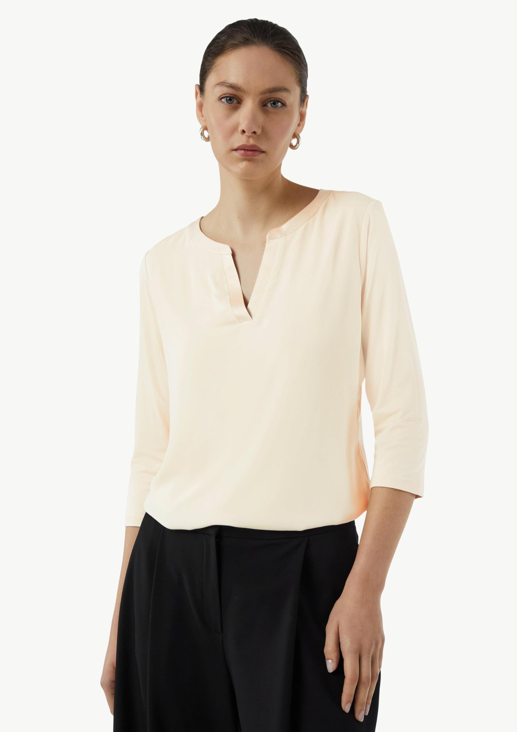 comma-2151665-t-shirt-braun-gr-42-tunika-ausschnitt image 6