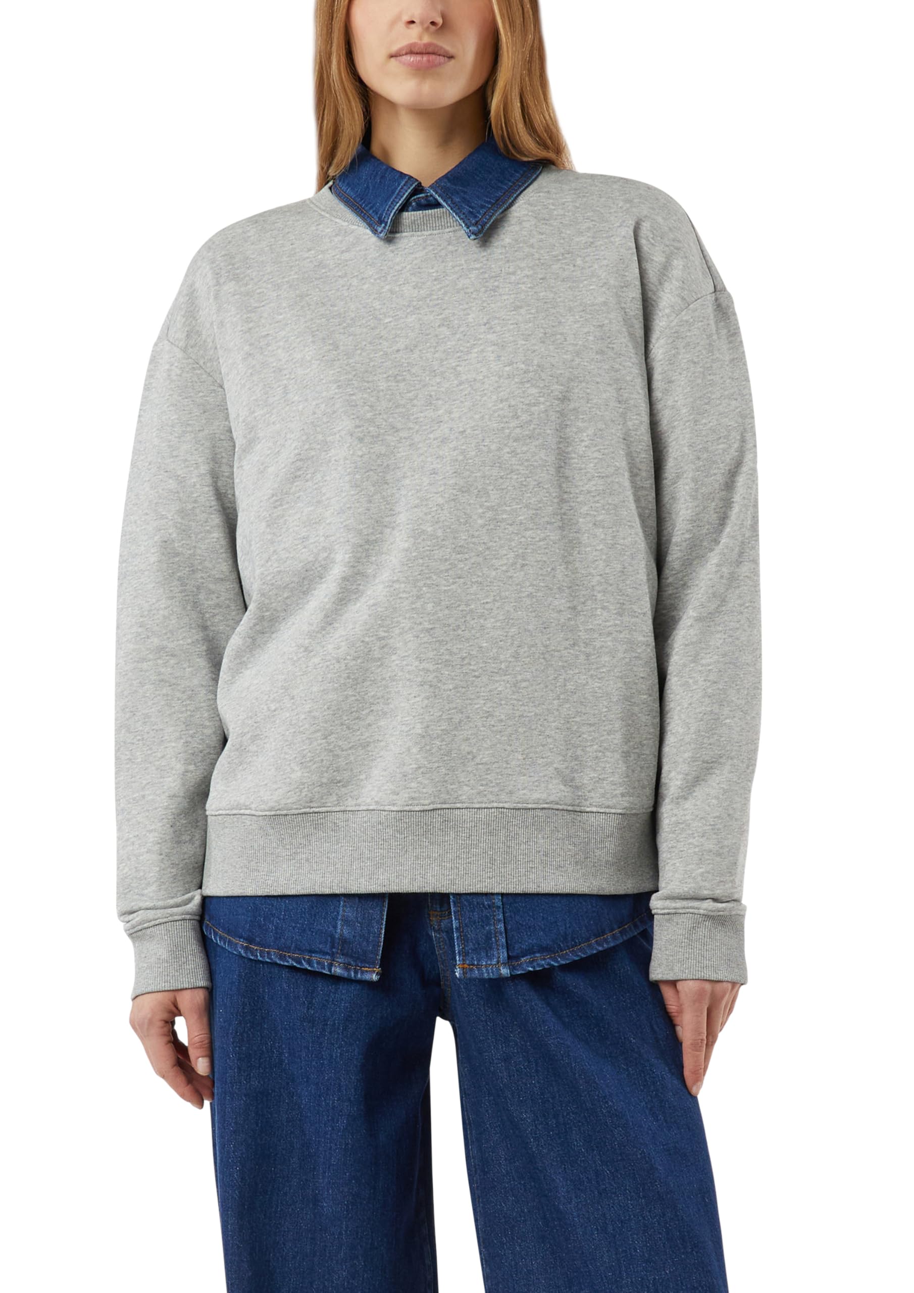 comma-oversized-sweatshirt-relaxed-olivgr-n image 1