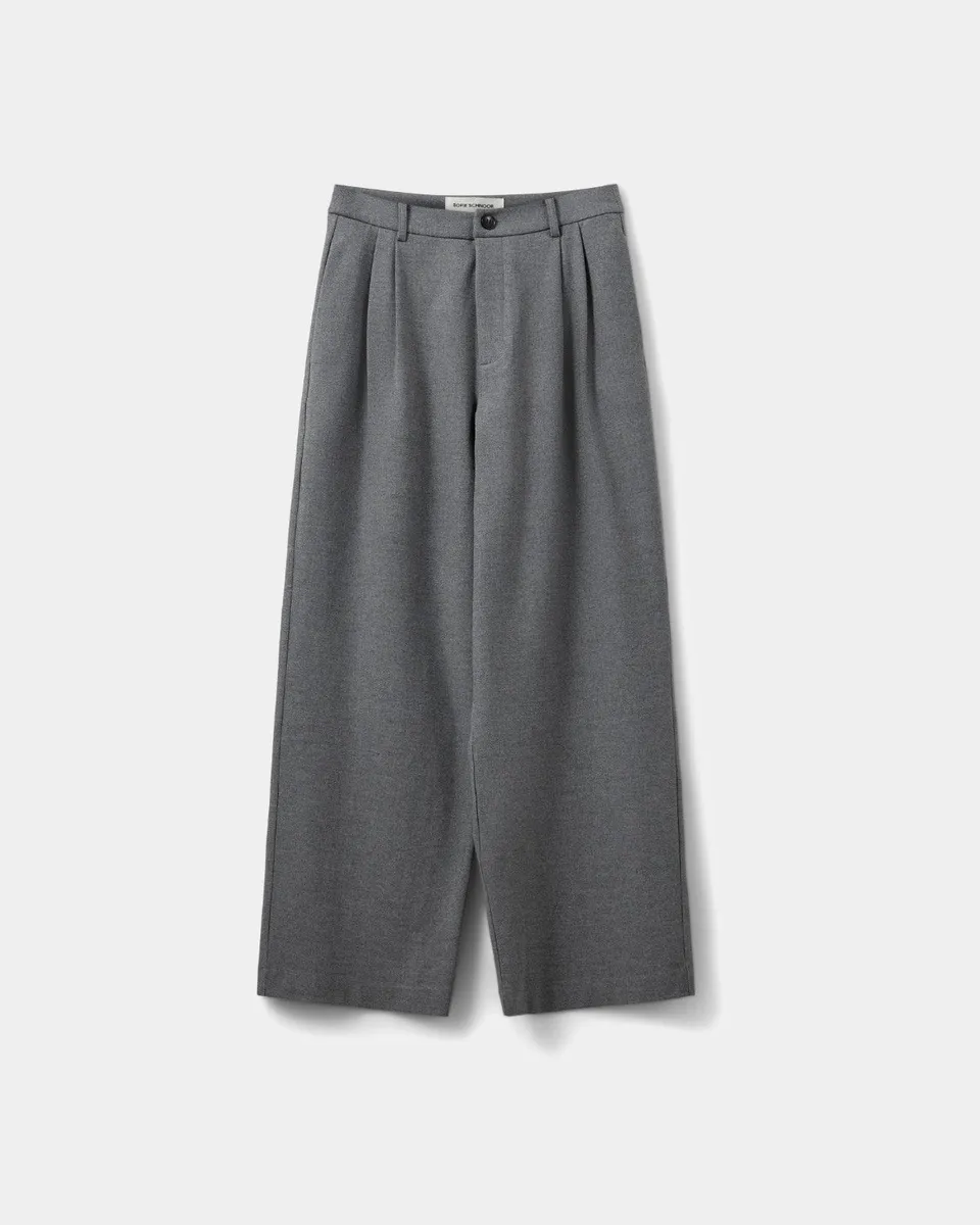 sofie-schnoor-women-rosalindsw-hose-grey-melange-woll-stoffhose image 1