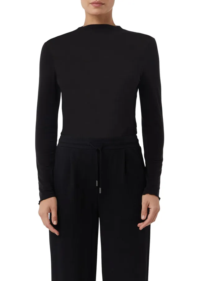 comma-longsleeve-slim-fit-schwarz-gr-44-stehkragen image 1