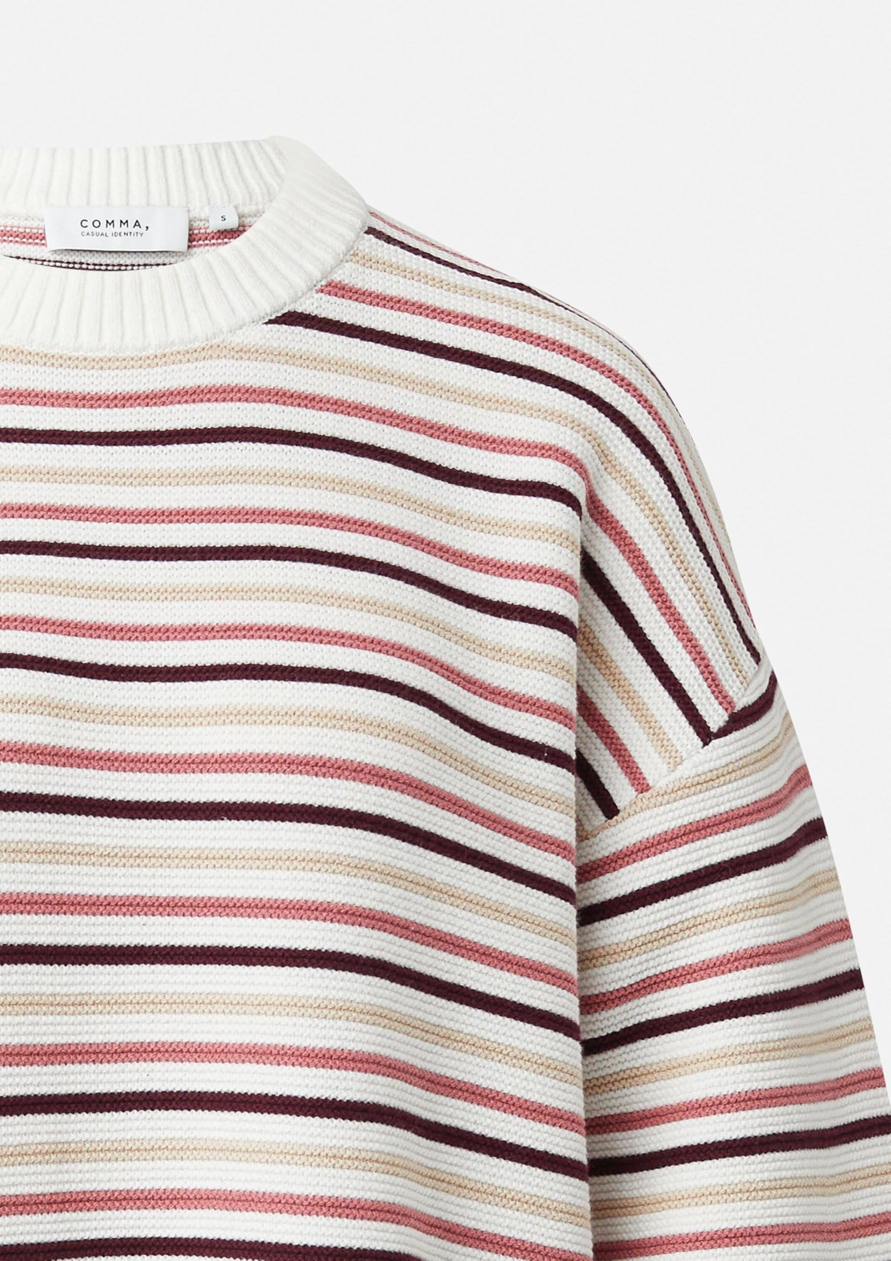 comma-strickpullover-streifen-relaxed-fit-xs-3-4-arm image 7