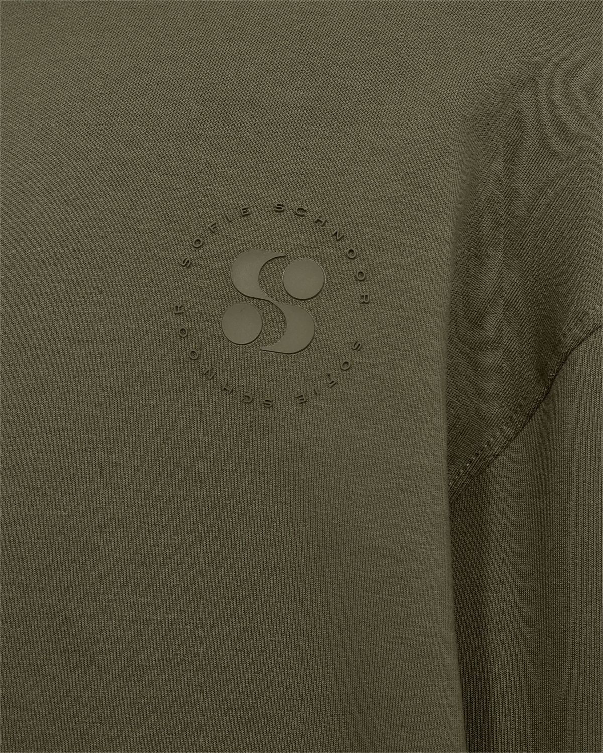 sofie-schnoor-young-parisy-sweatshirt-army-baumwolle image 3