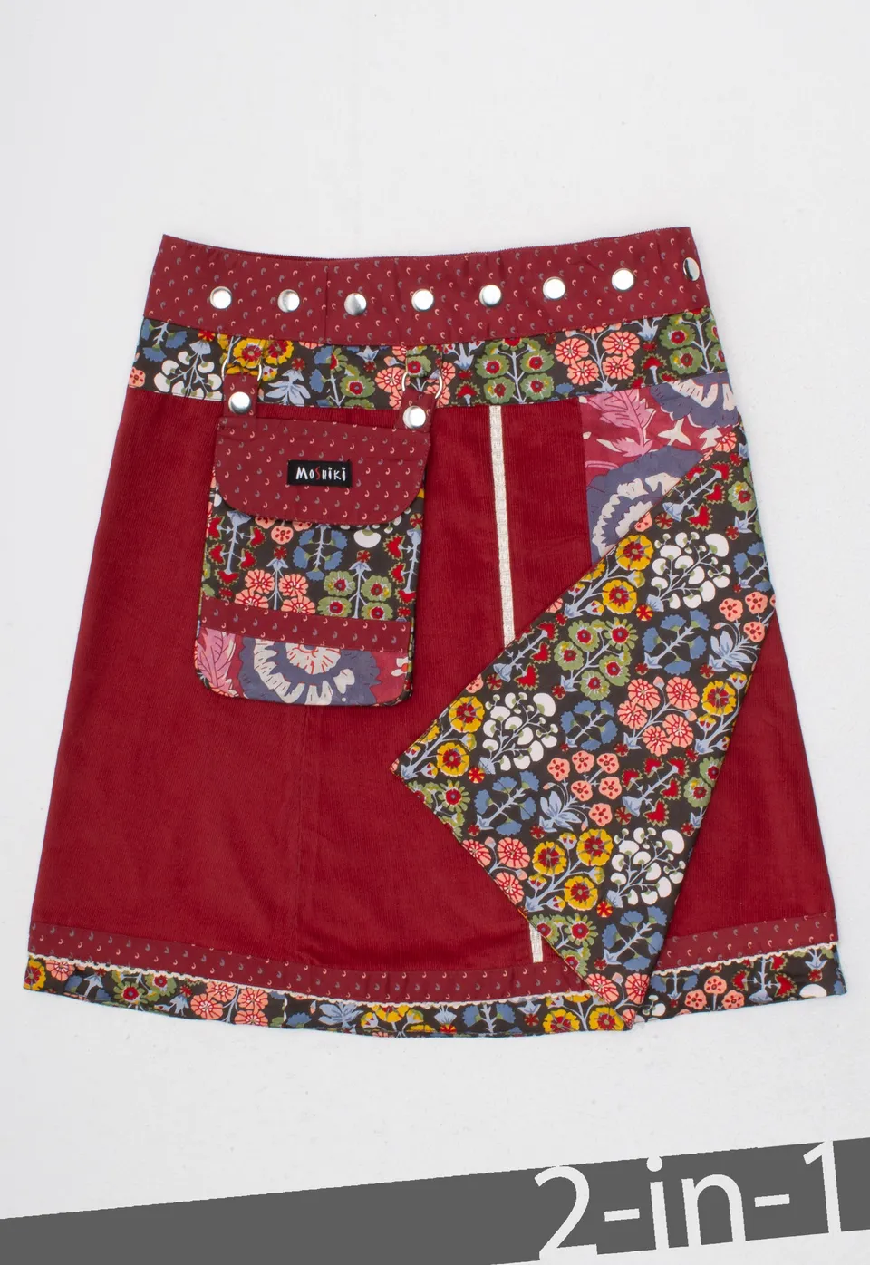 moshiki-hot-cookie-55-cord-36086-wickelrock-50cm-wendbar image 1