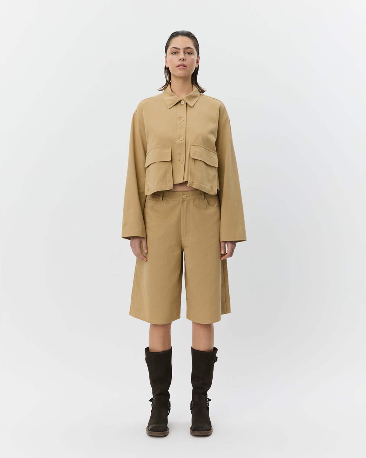 sofie-schnoor-larksw-kurz-jacke-camel-baumwolle image 2