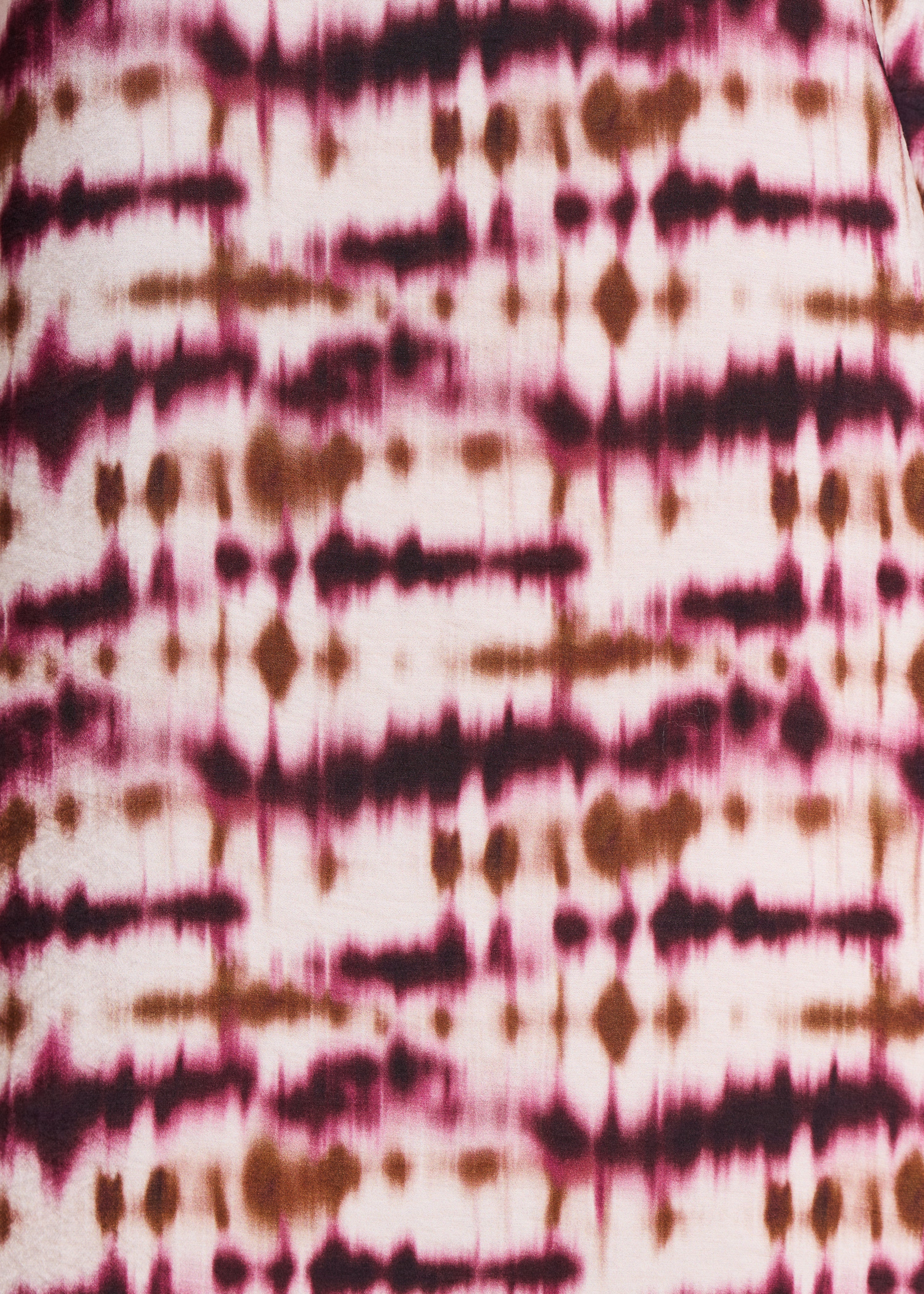 la-f-e-marabout-e-kleid-bordeaux-tie-dye-kurz-viskose image 3