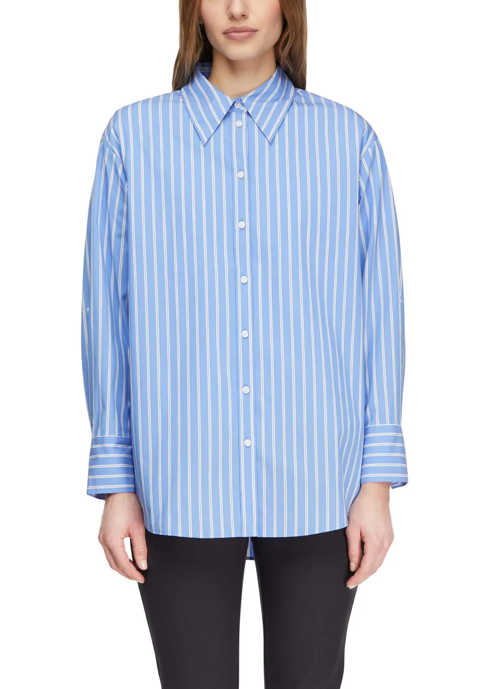 comma-oversize-bluse-popeline-gr-44-wei-bluse image 1