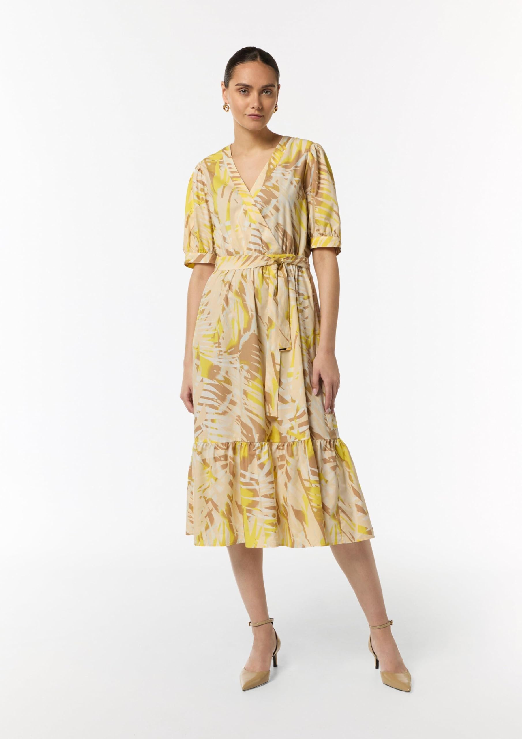 comma-baumwoll-maxikleid-puff-rmel-gr-46 image 5