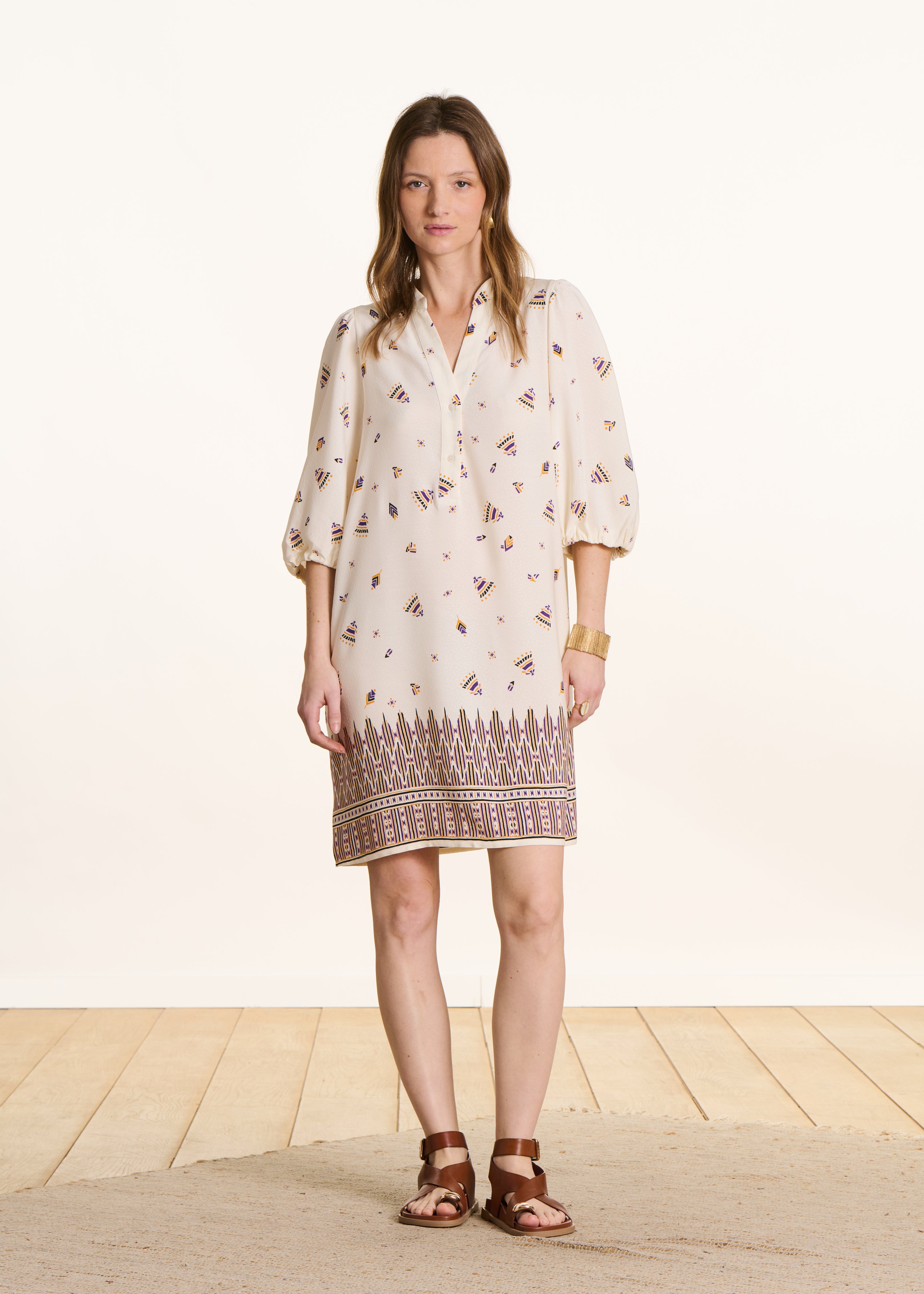 la-f-e-marabout-e-fertigo-sommerkleid-ecru-ethno-viskose image 1