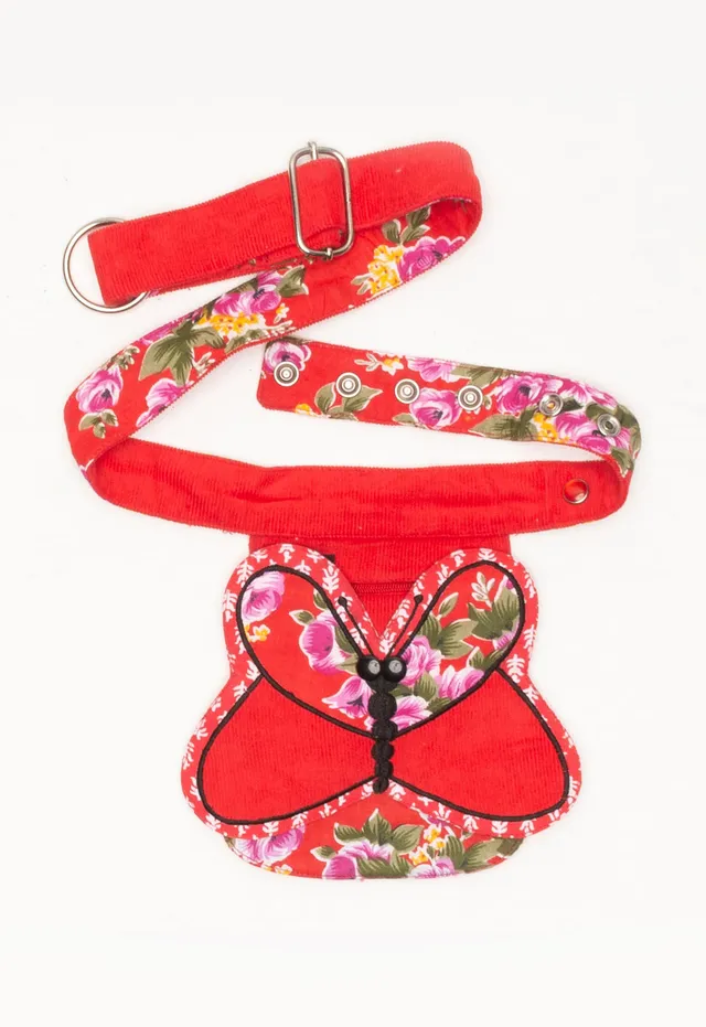 moshiki-side-pocket-kids-1-g-rteltasche-butterfly-schmetterling image 1