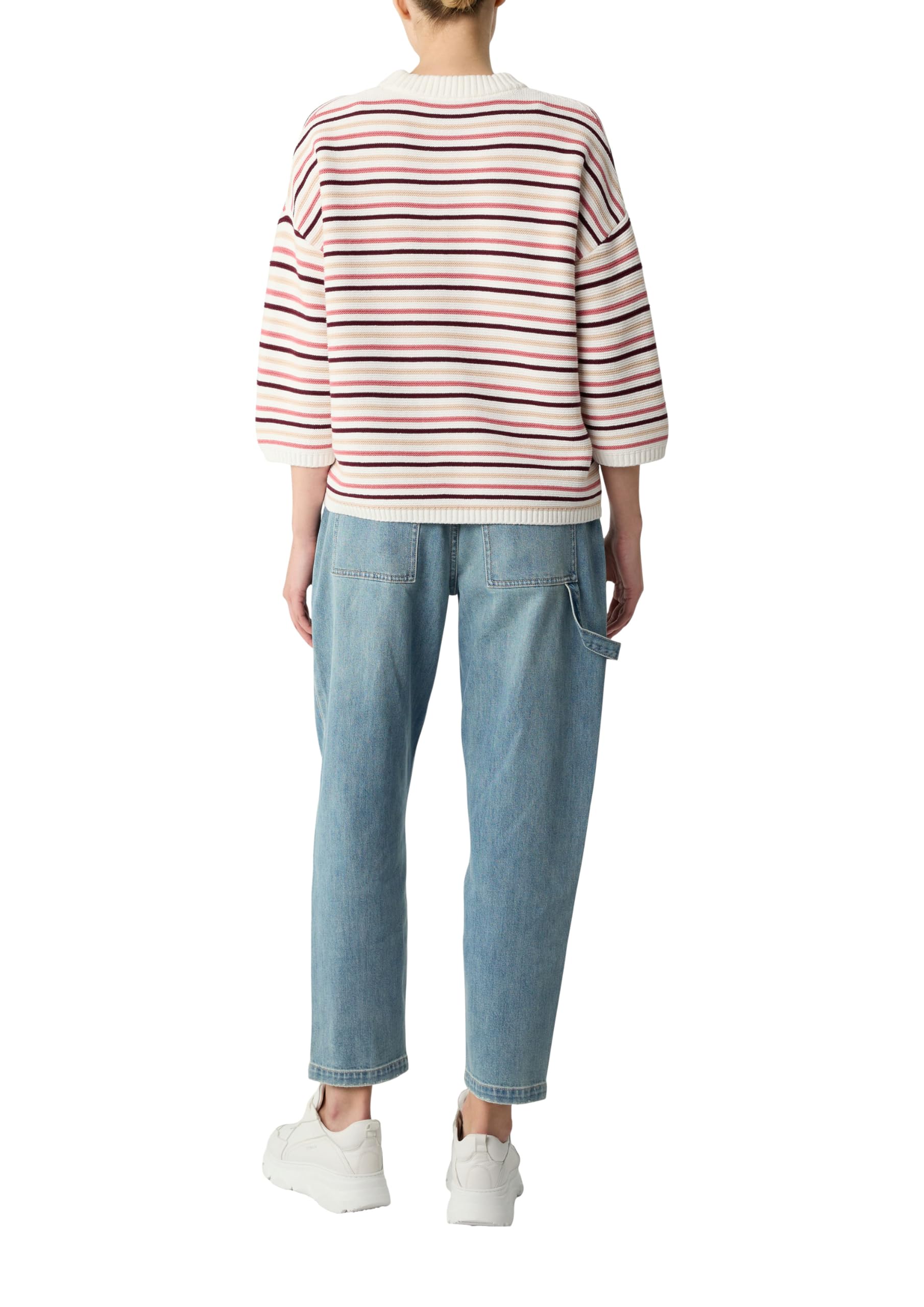 comma-strickpullover-streifen-relaxed-fit-xs-3-4-arm image 2