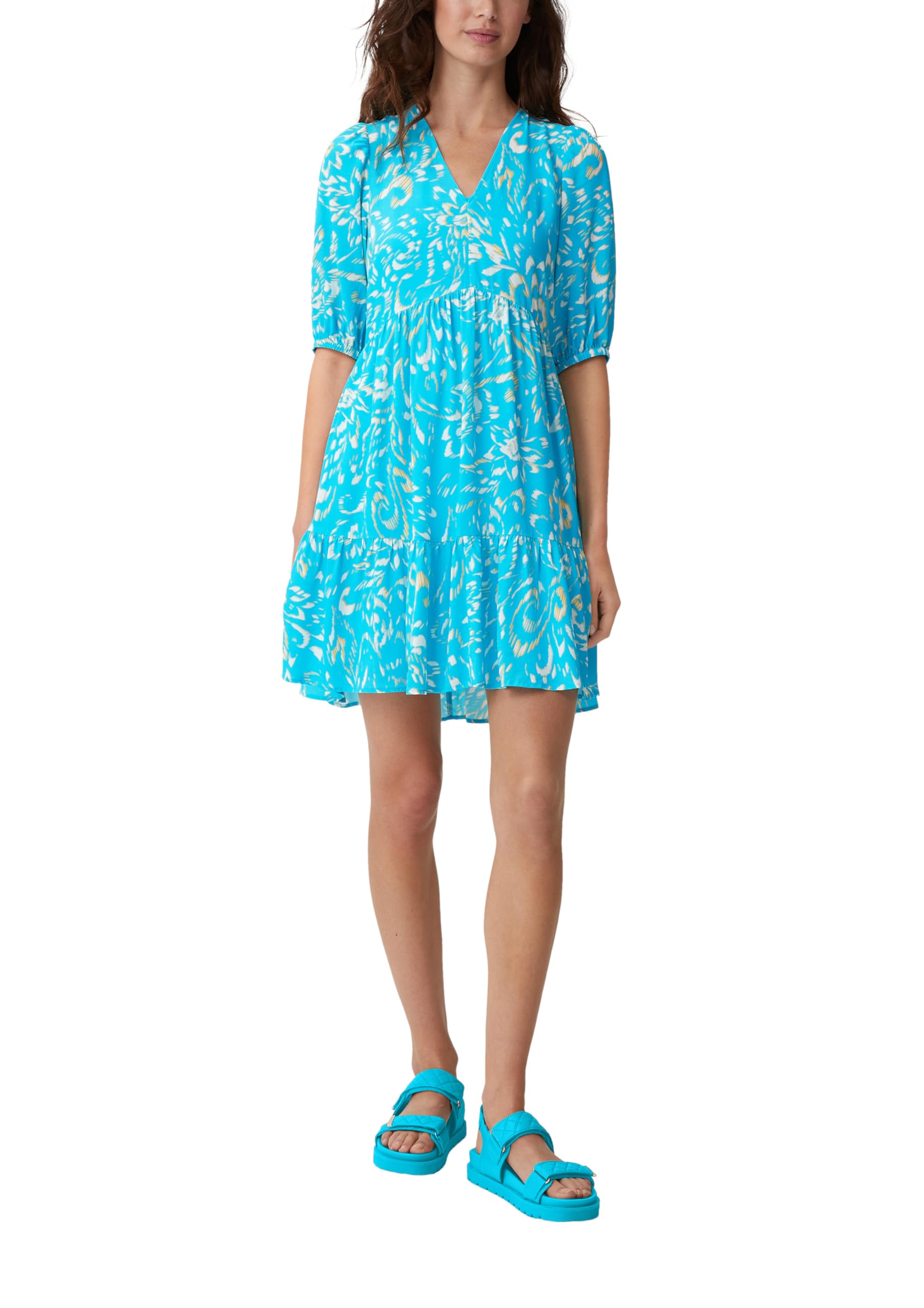 comma-stufenkleid-cr-pe-minikleid-gr-36-v-ausschnitt image 8