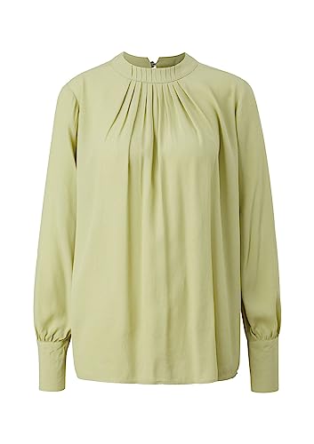 comma-blouses-bluse-langarm-damen-mit-raffung image 8