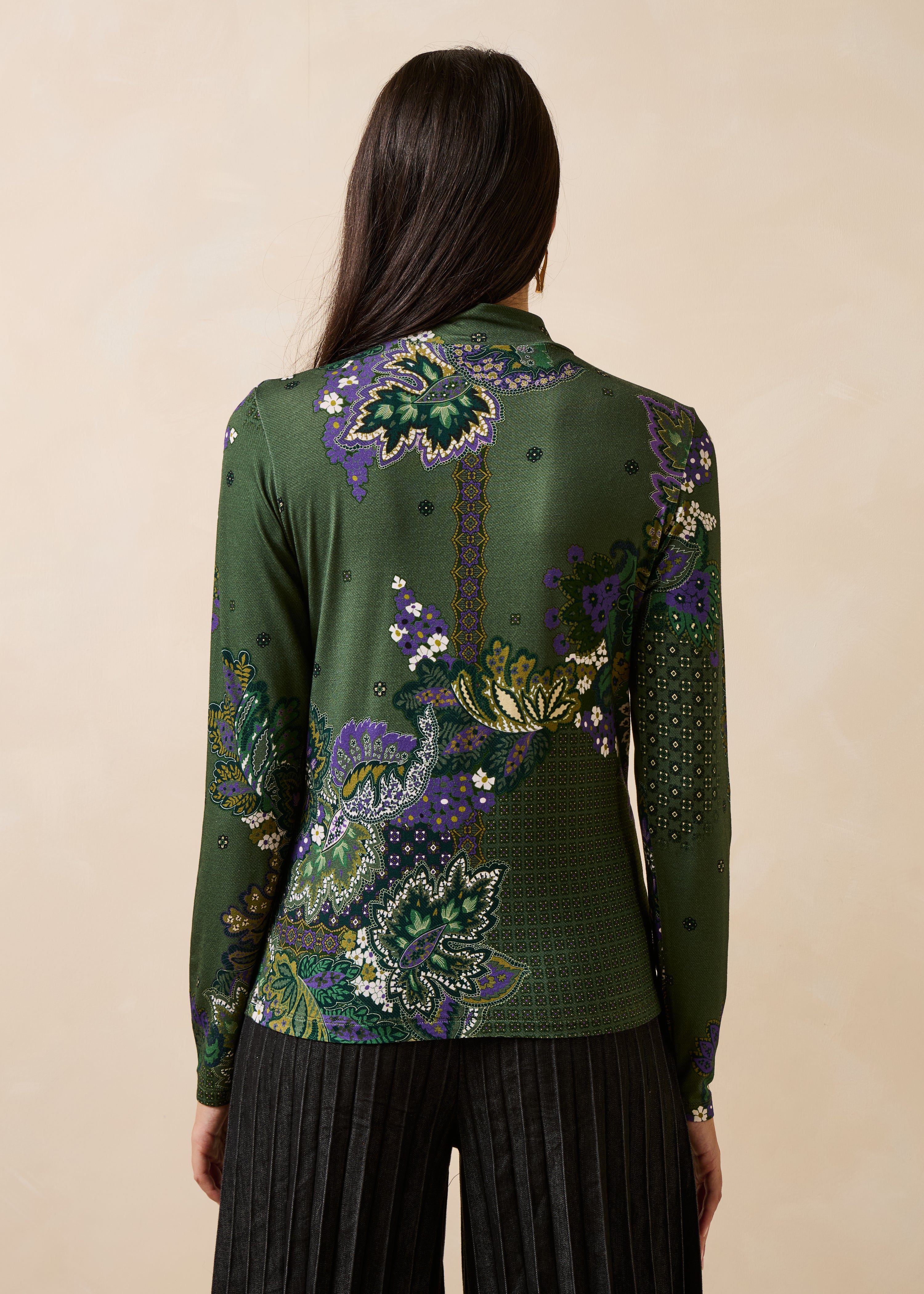 la-f-e-marabout-e-covola-t-shirt-gr-n-paisley-ecovero image 3
