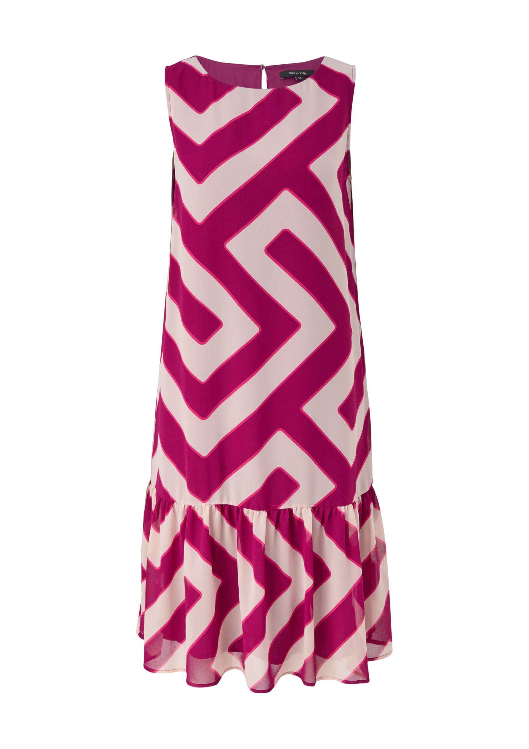comma-dresses-midikleid-volants-fuchsia-gr-34 image 4