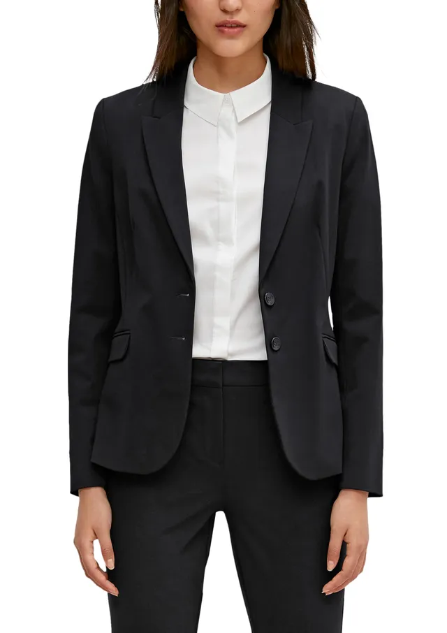 comma-anzugjacke-damen-gr-40-blazer-tailliert-2-knopf image 1
