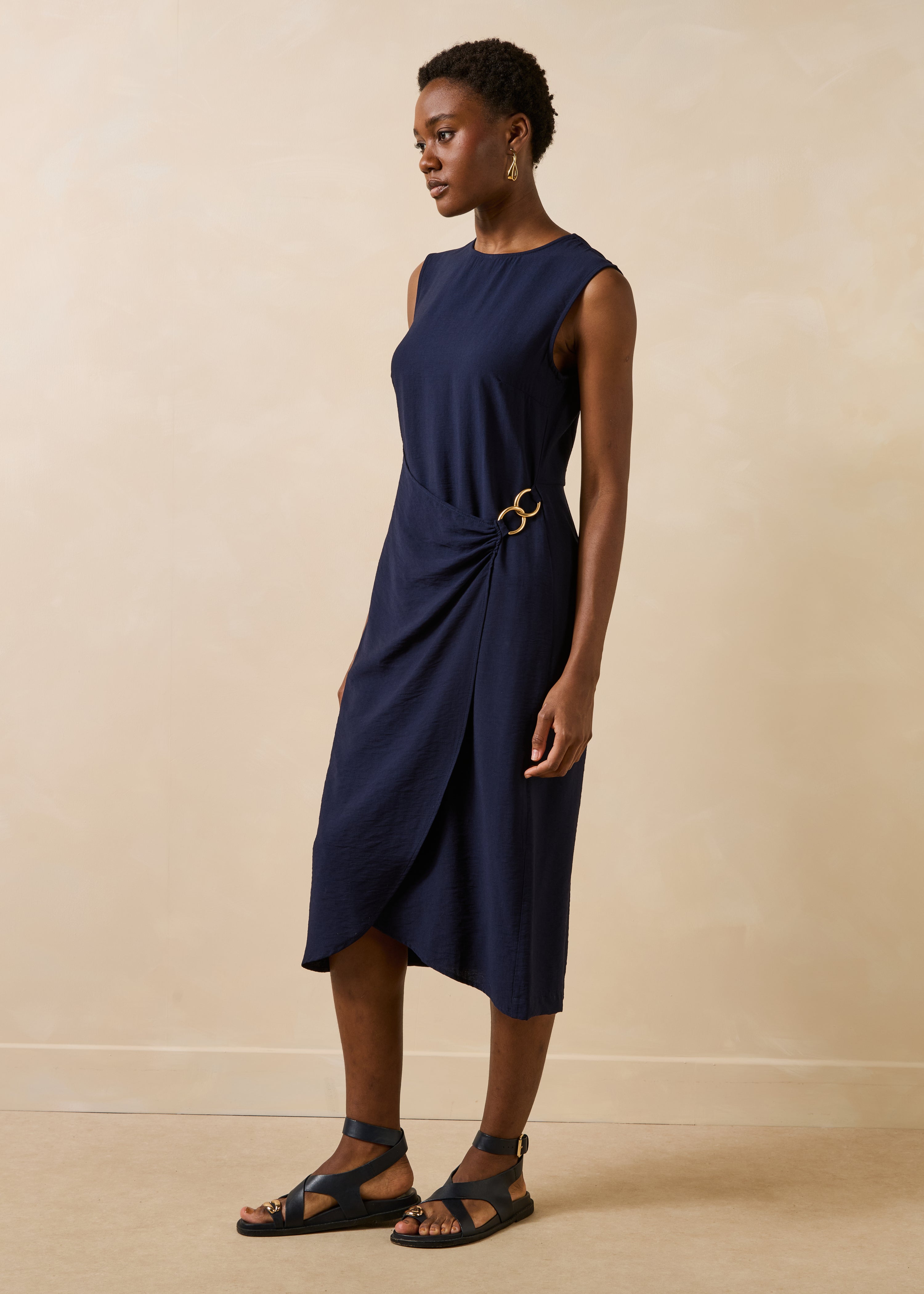 la-f-e-marabout-e-felton-midikleid-marine-viskose image 1