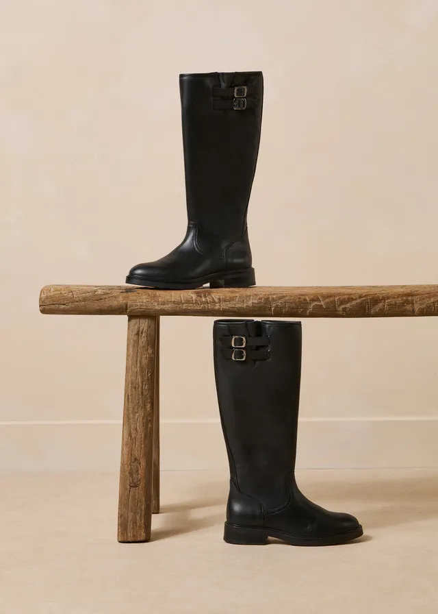la-f-e-marabout-e-grapon-stiefel-schwarz-damen-leder-38 image 1