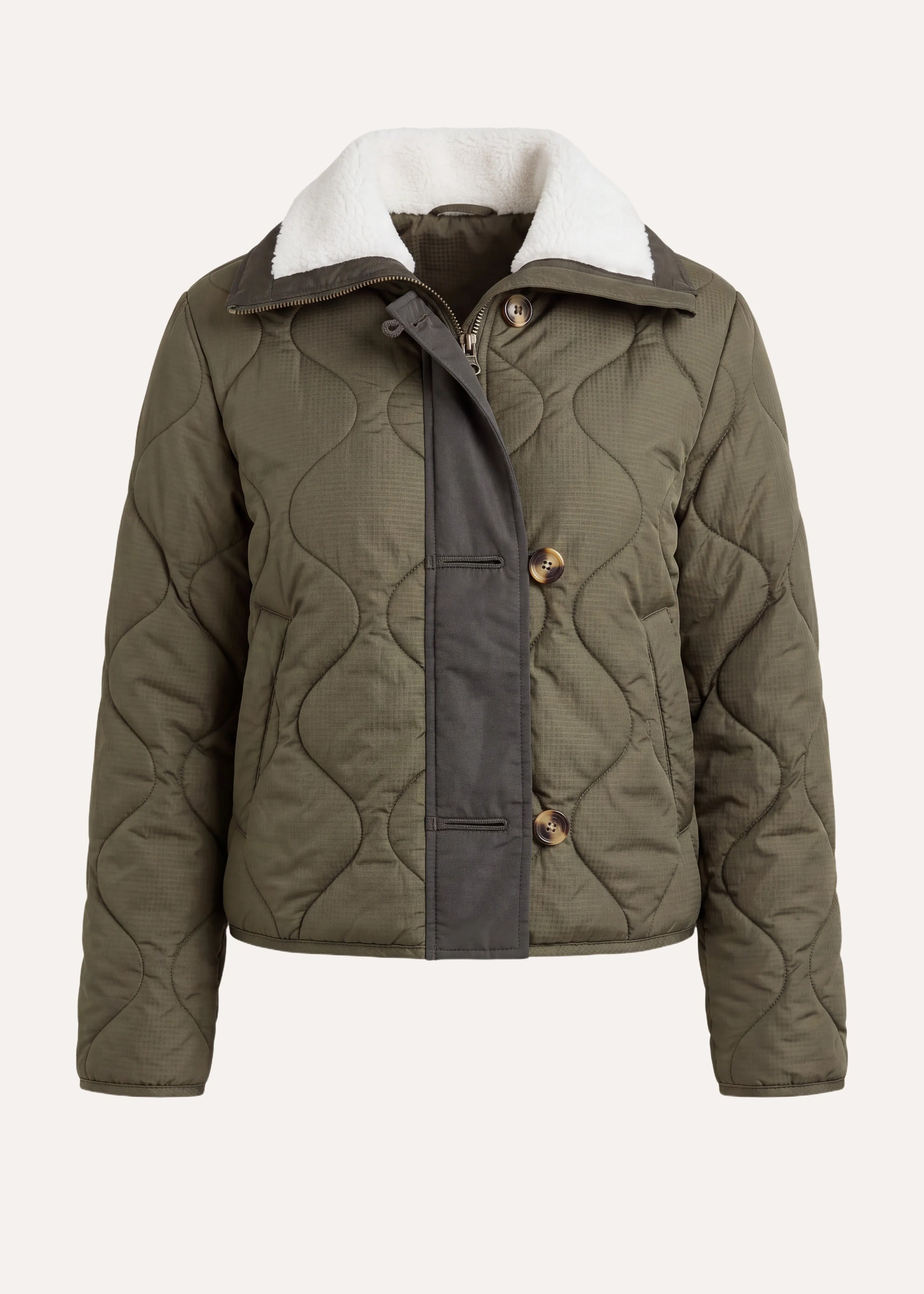 la-f-e-marabout-e-gora-steppjacke-kurz-dark-khaki-fell image 6