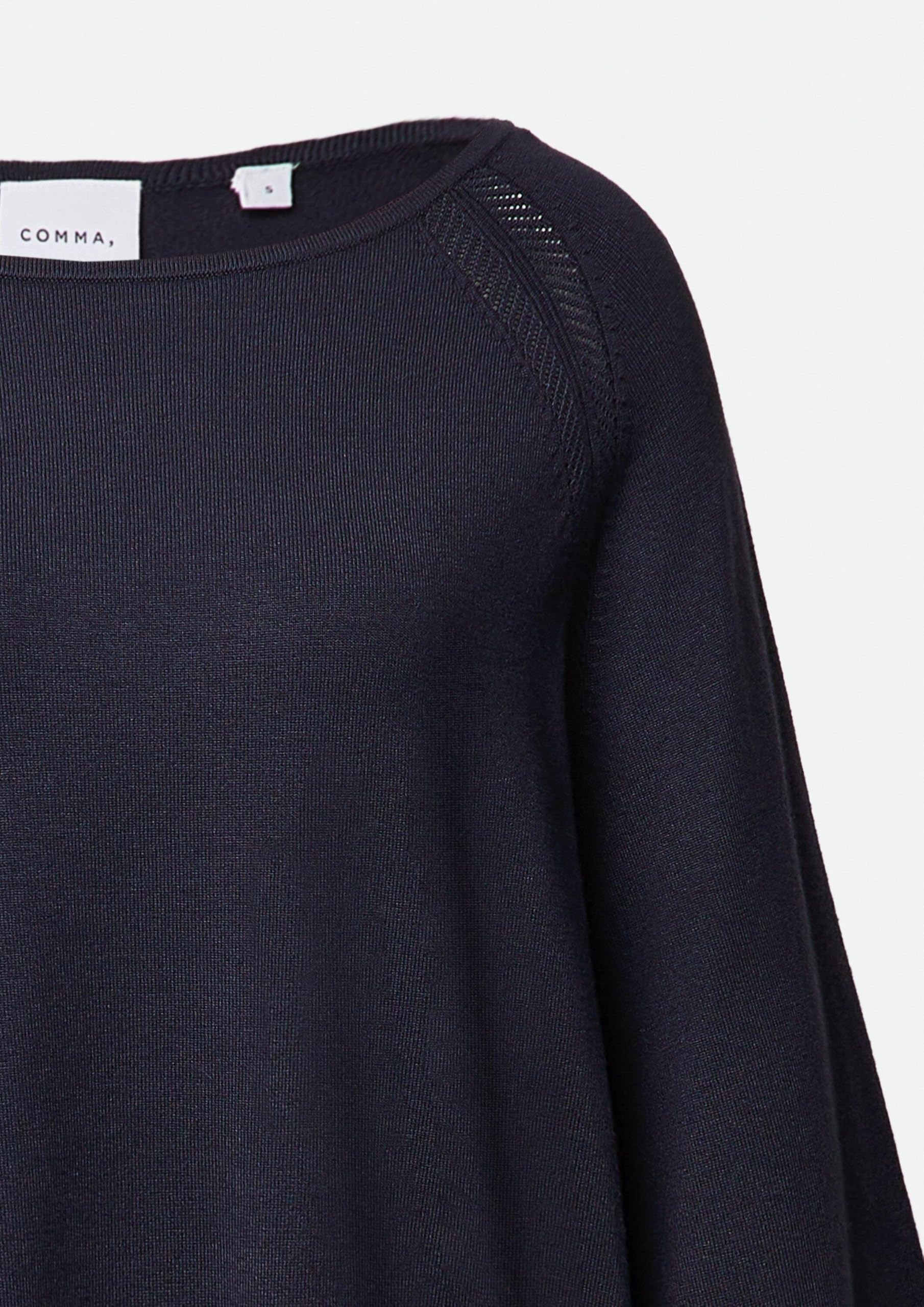 comma-oversized-feinstrick-pullover-damen-gr-s-lochmuster image 6