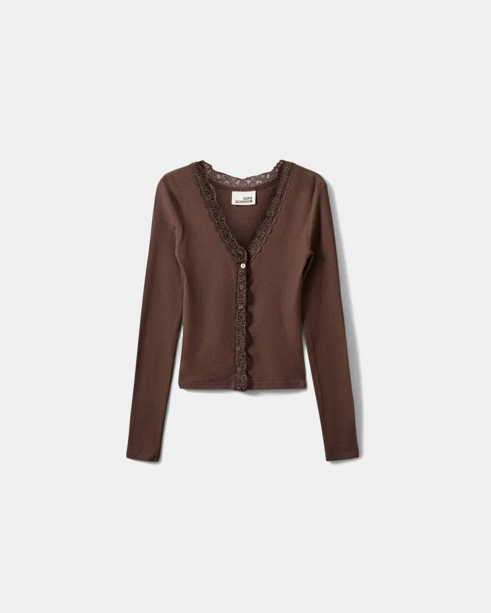 sofie-schnoor-young-anyiasy-cardigan-braun-spitze image 1