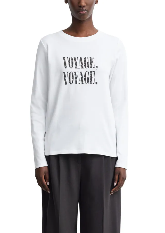 comma-langarmshirt-regular-fit-frontprint-rundhals-gr-34 image 1