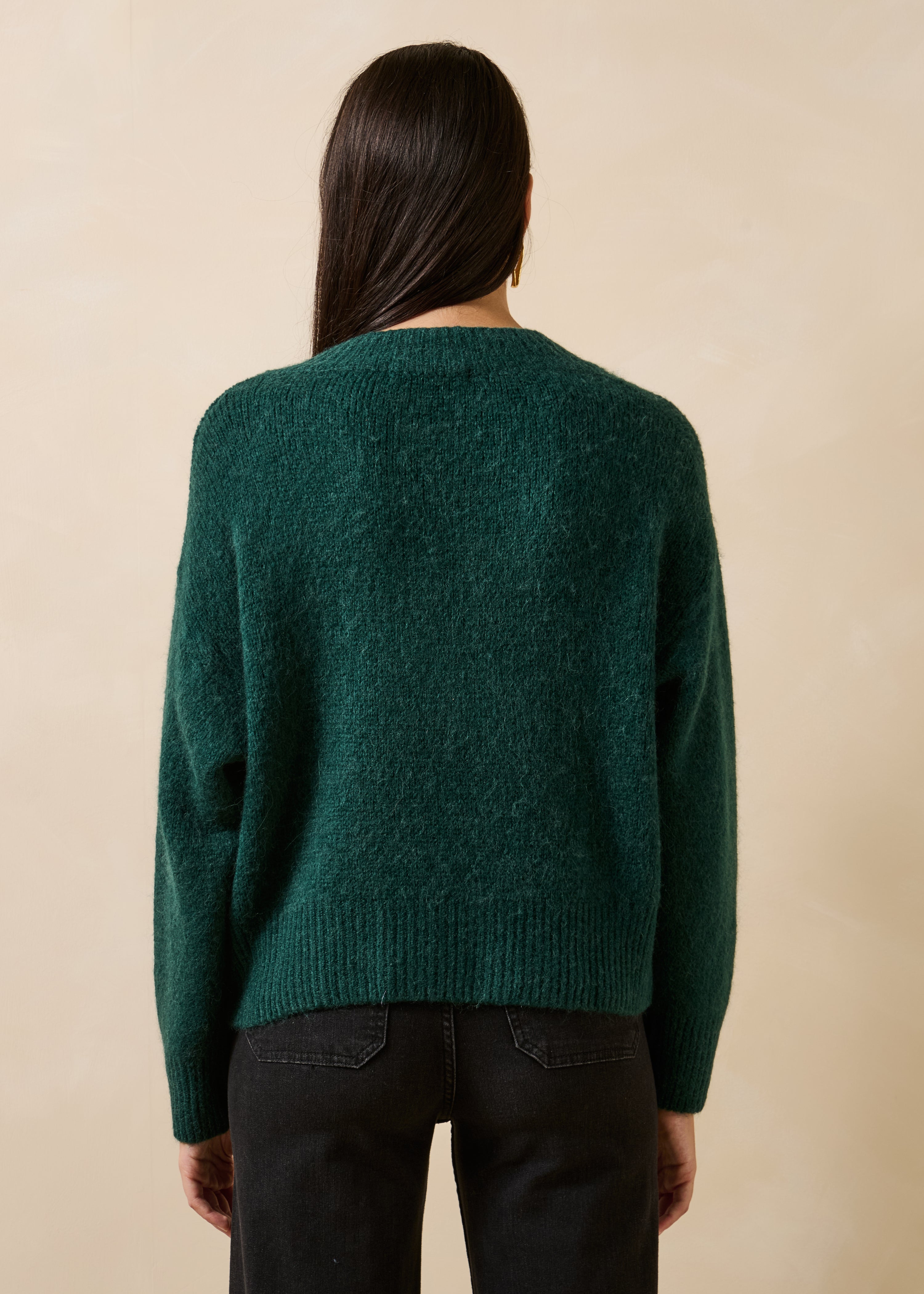 la-f-e-marabout-e-gity-pullover-gr-n-v-ausschnitt image 3