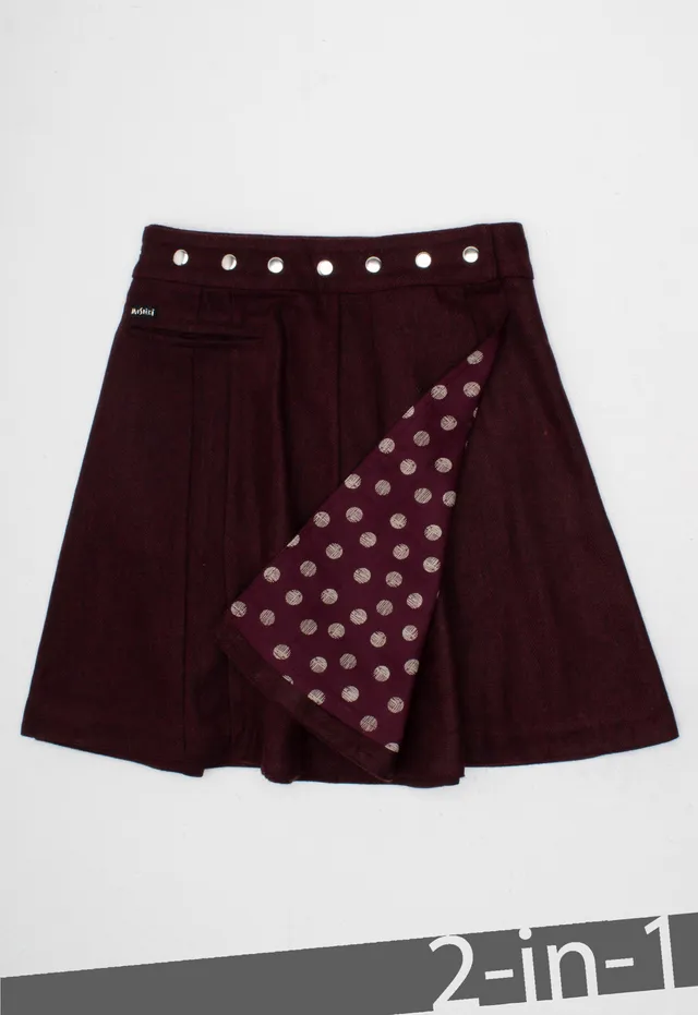 moshiki-hot-cookie-69-wickelrock-tweed-50-cm-wendbar image 1