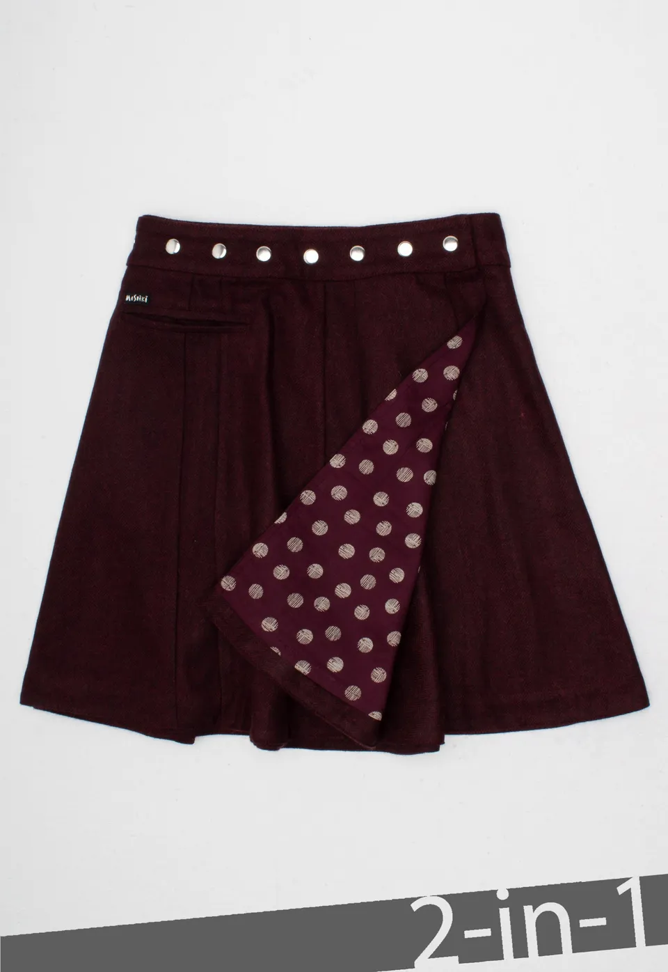 moshiki-hot-cookie-69-wickelrock-tweed-50-cm-wendbar image 1