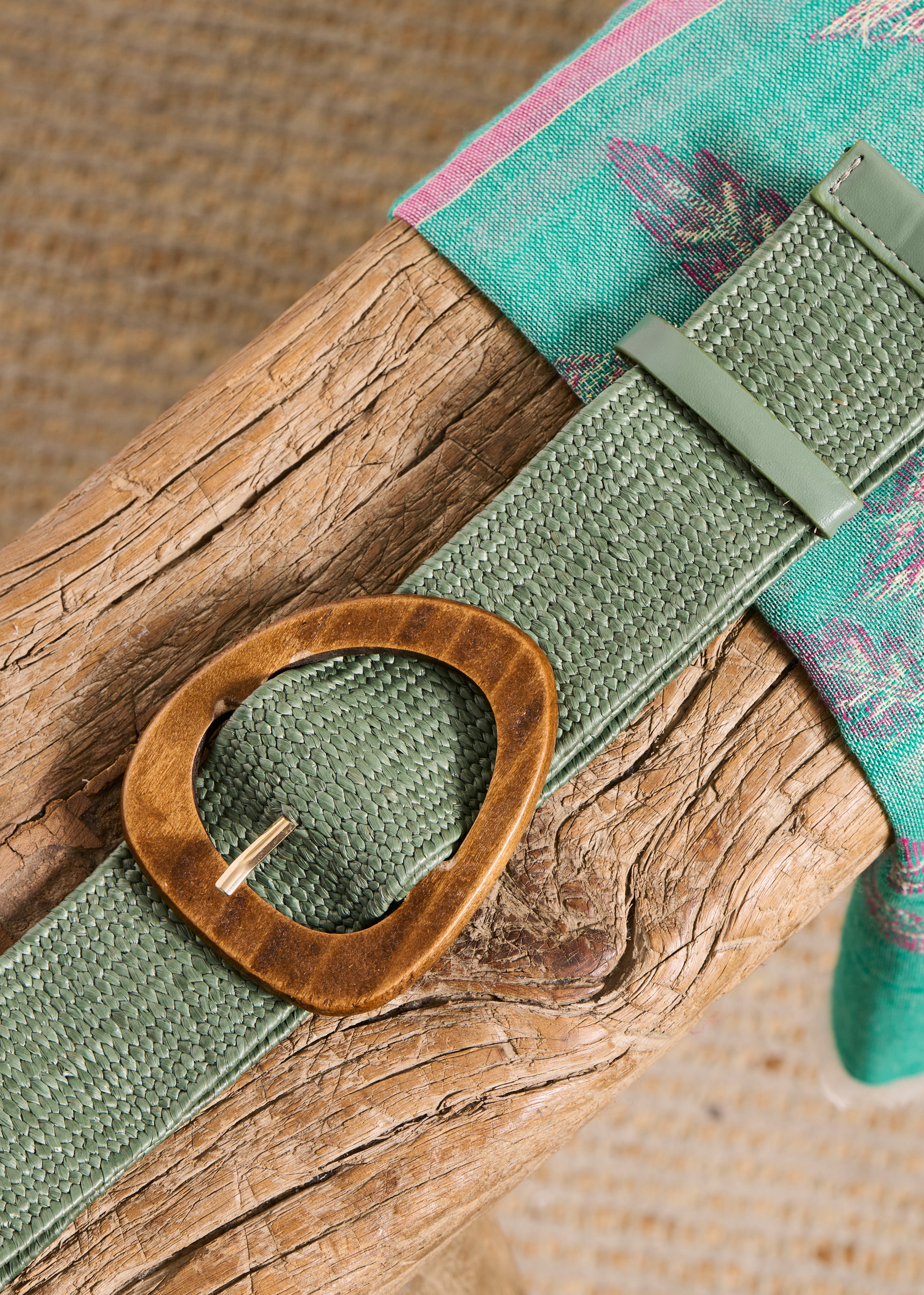 la-f-e-marabout-e-accessoires-g-rtel-khaki-elastisch-holz image 3