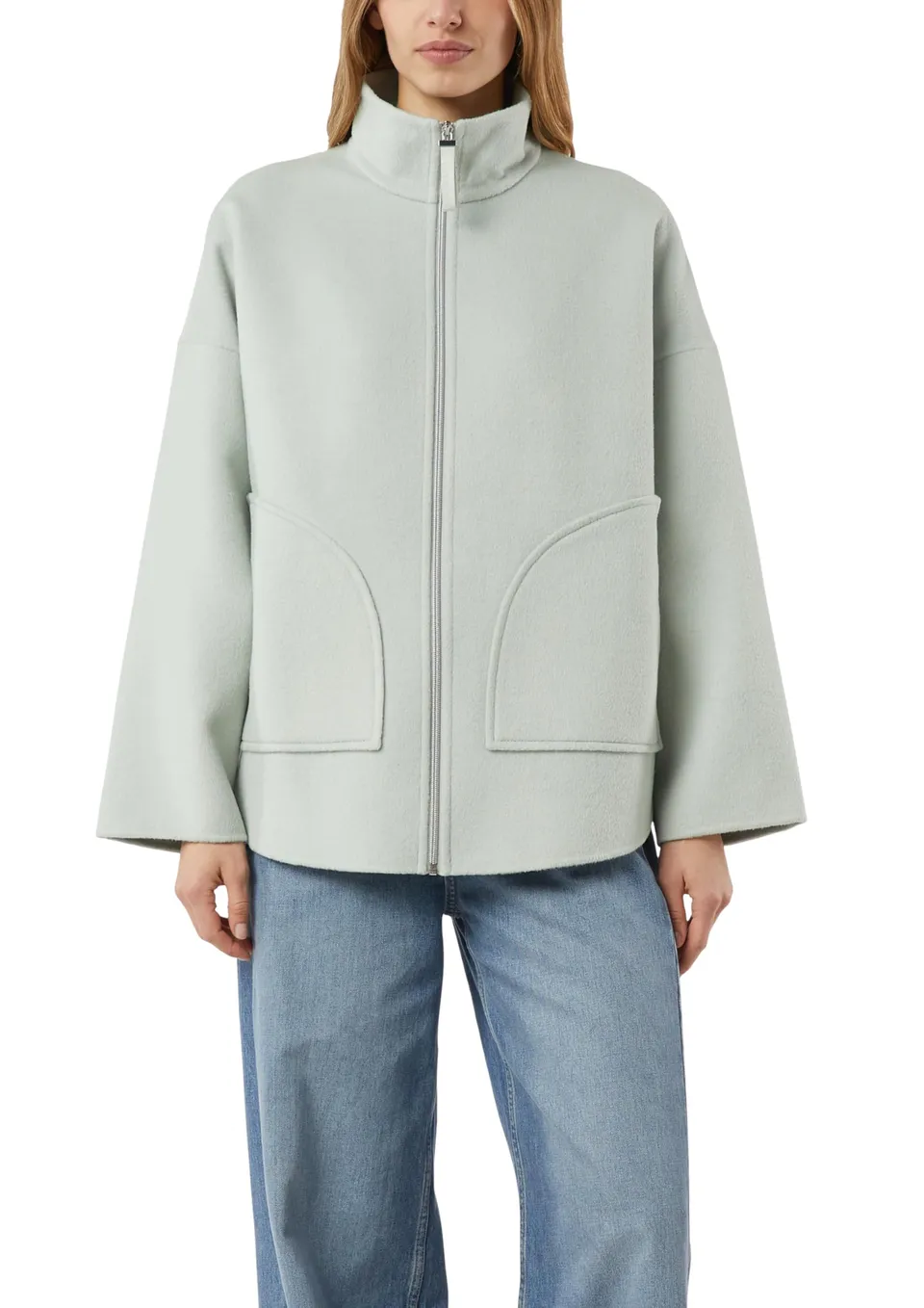comma-oversize-doubleface-cape-mantel-l-helles-t-rkis image 1