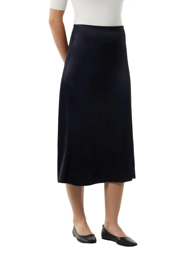 comma-midi-rock-damen-gr-40-navy-satin image 1