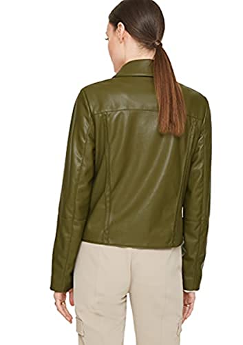 comma-jacke-glattleder-optik-deep-green-gr-38-kurz image 8