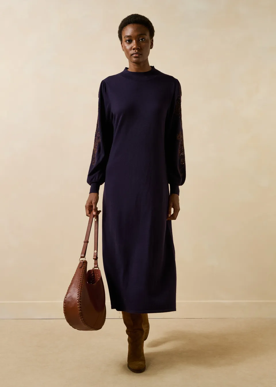 la-f-e-marabout-e-gebina-kleid-violett-midi-stickerei image 1