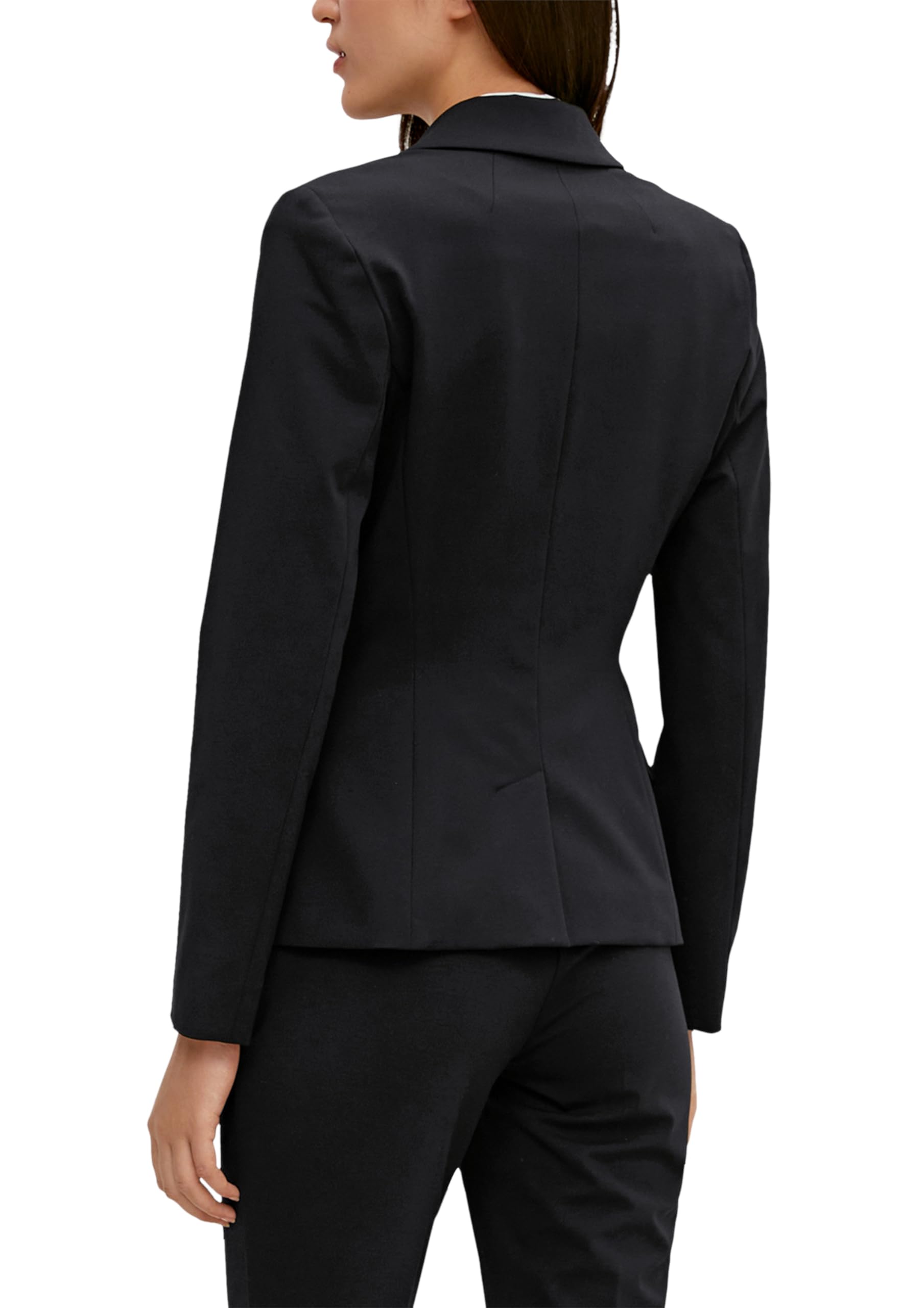 comma-anzugjacke-damen-gr-40-blazer-tailliert-2-knopf image 2