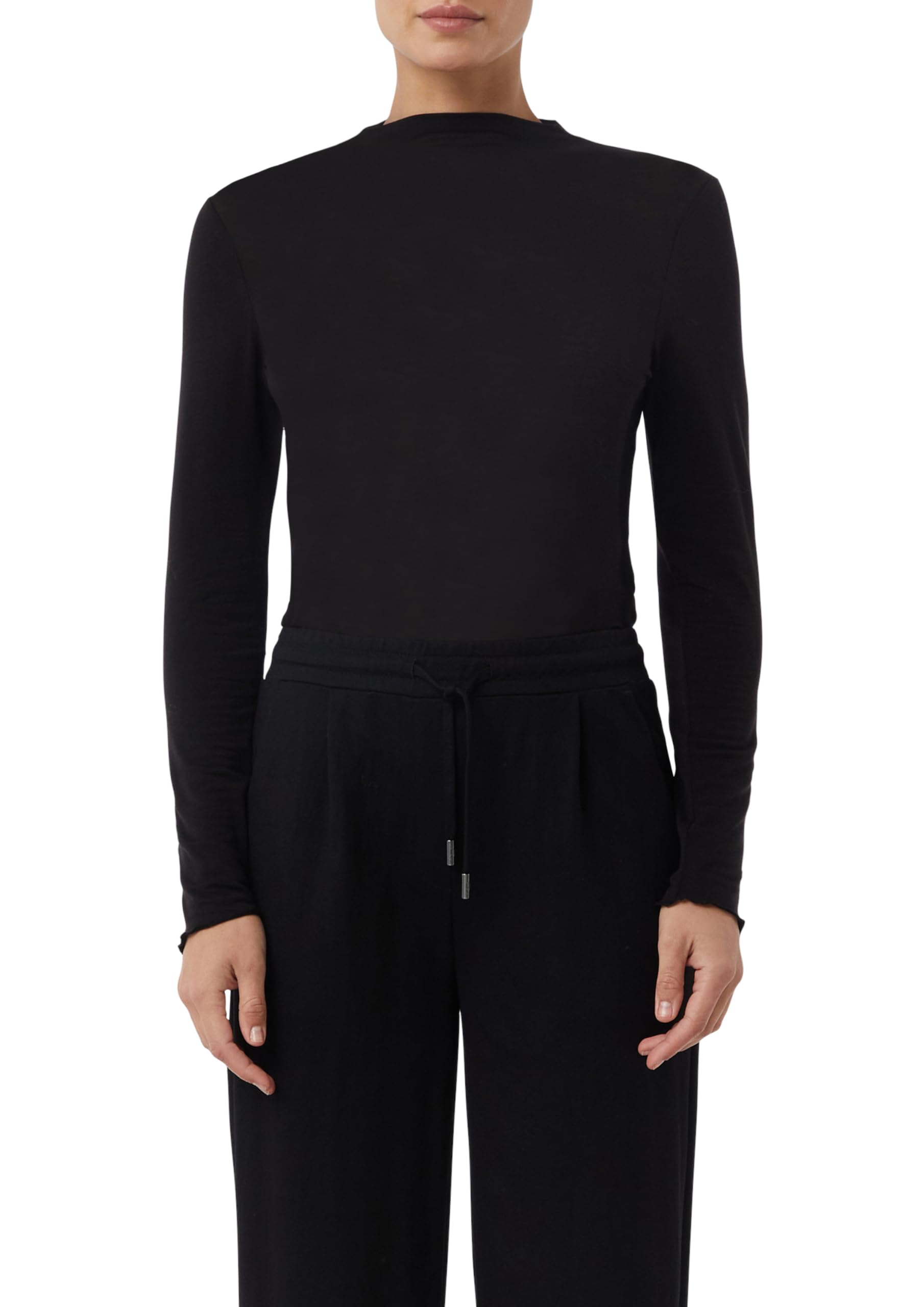 comma-longsleeve-slim-fit-schwarz-gr-44-stehkragen image 1