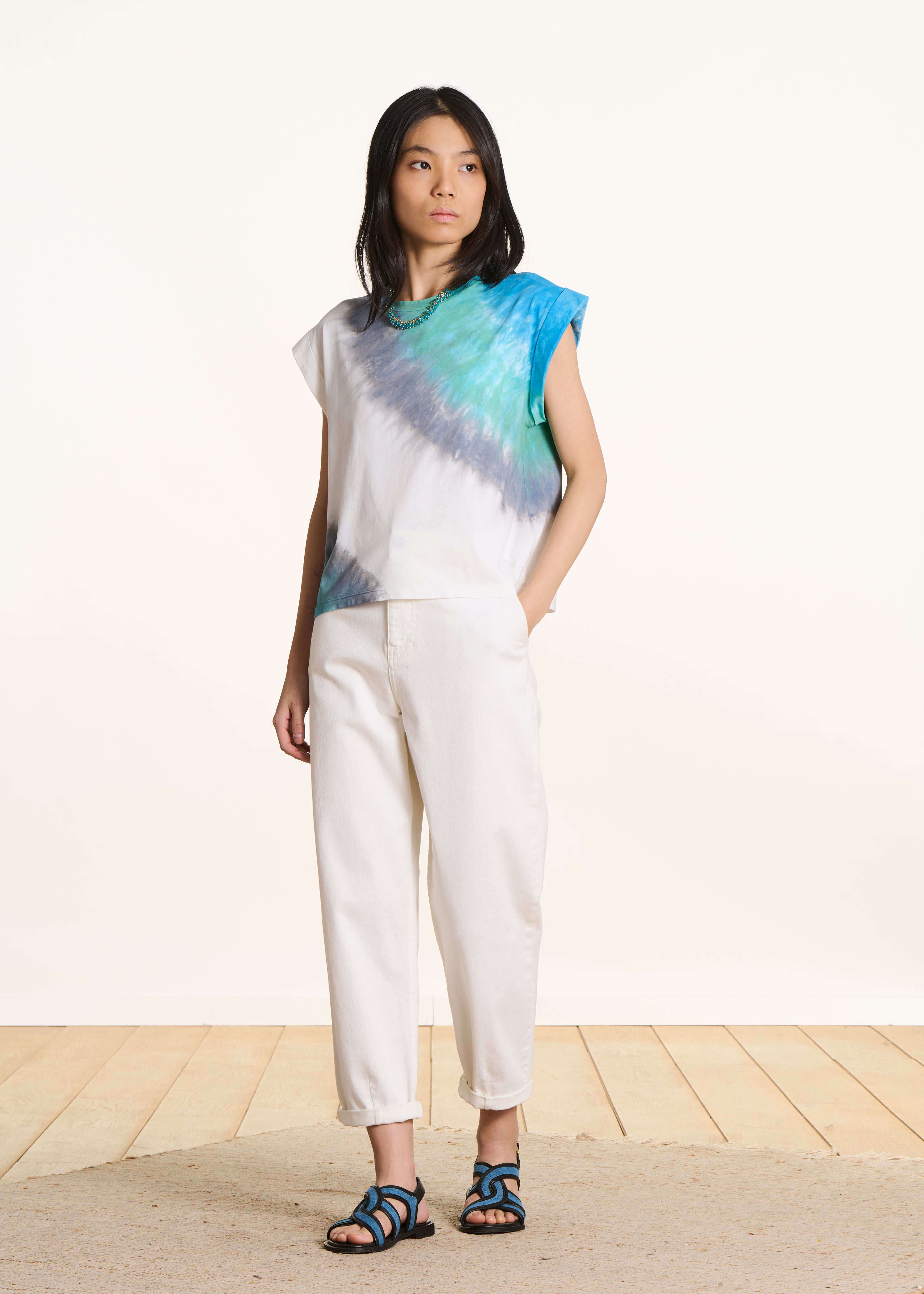 la-f-e-marabout-e-fenty-t-shirt-blau-gr-m image 2