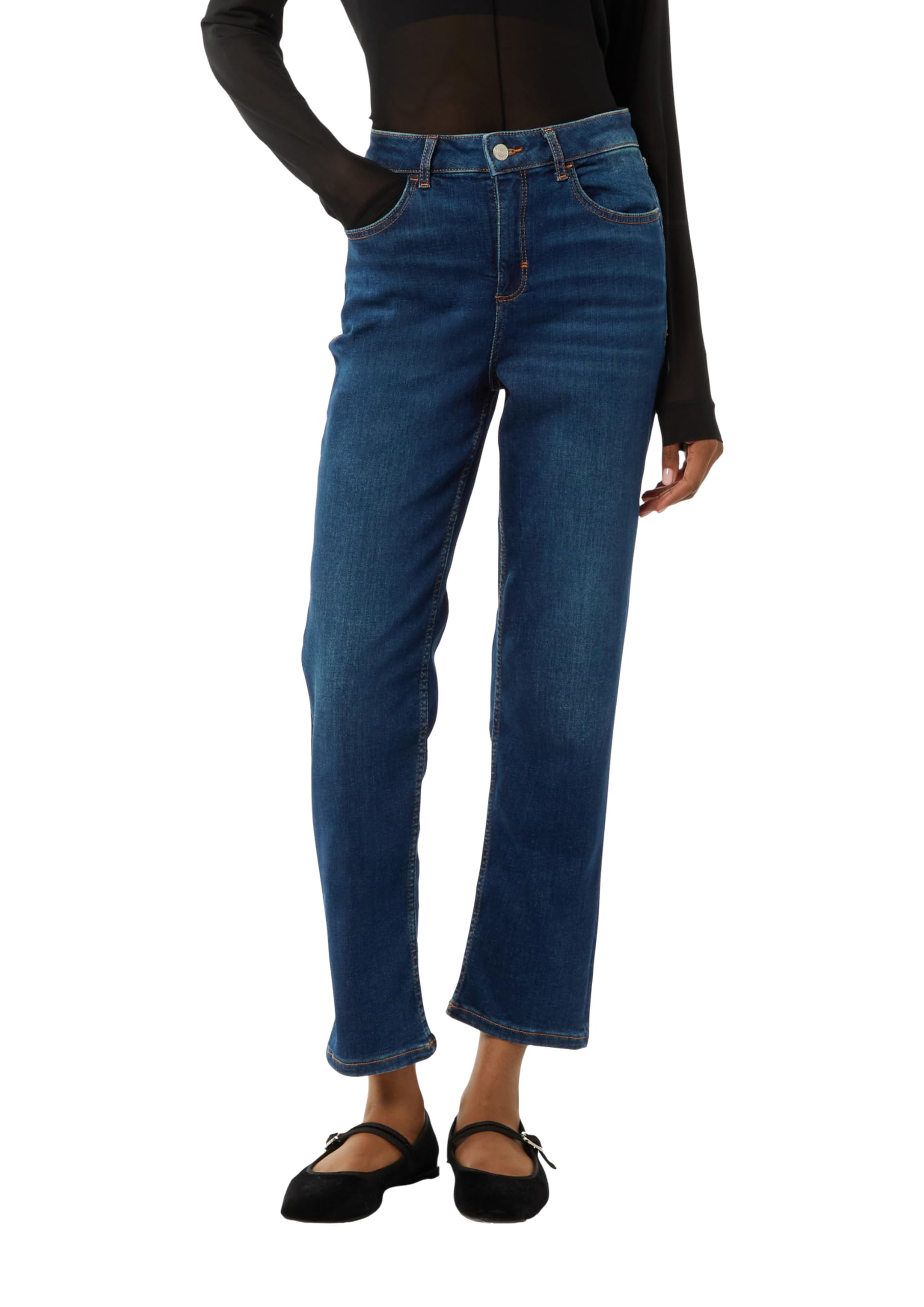comma-ankle-jeans-flared-leg-schwarz image 8