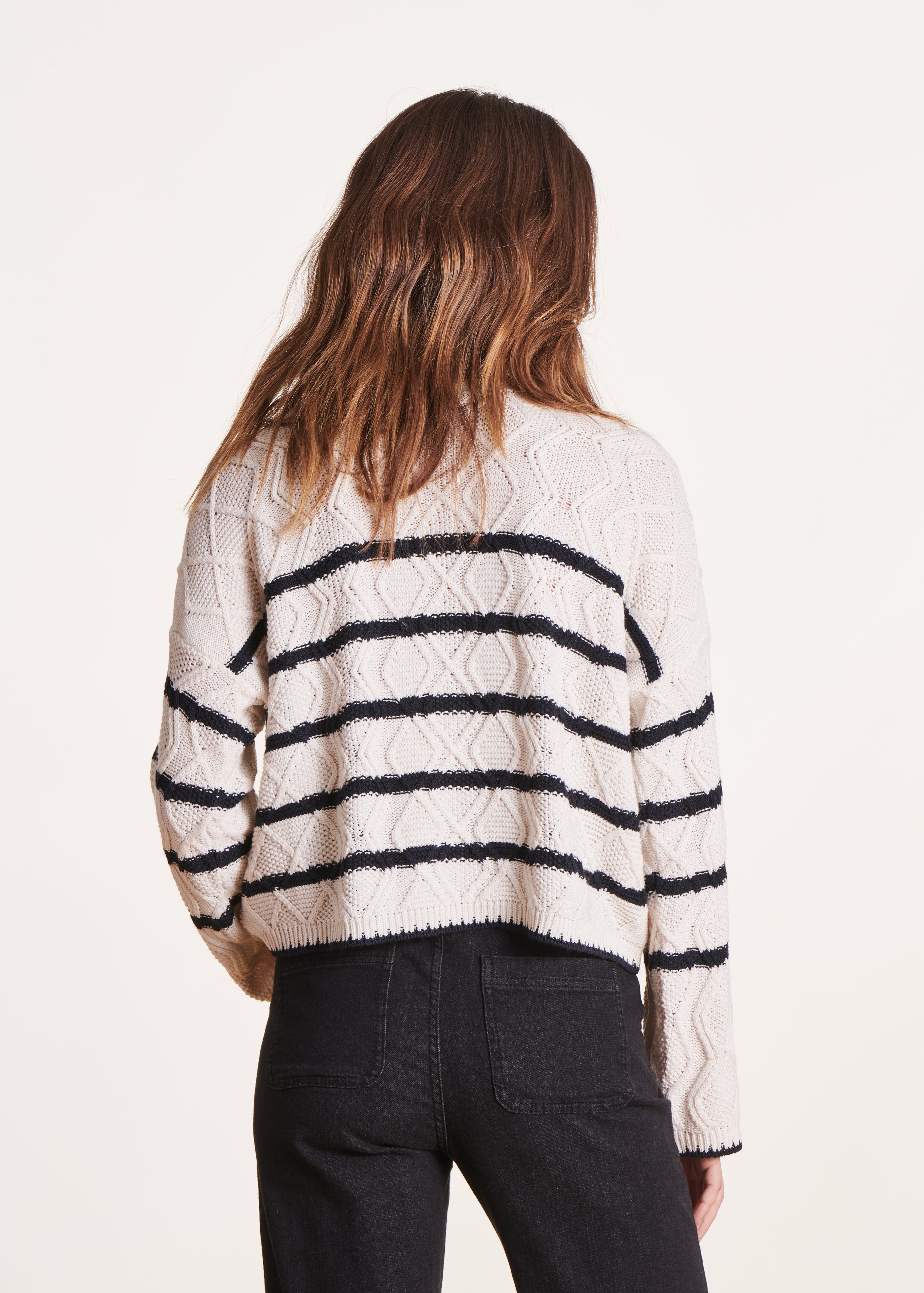 la-f-e-marabout-e-diamant-streifenpullover-ecru-langarm image 3