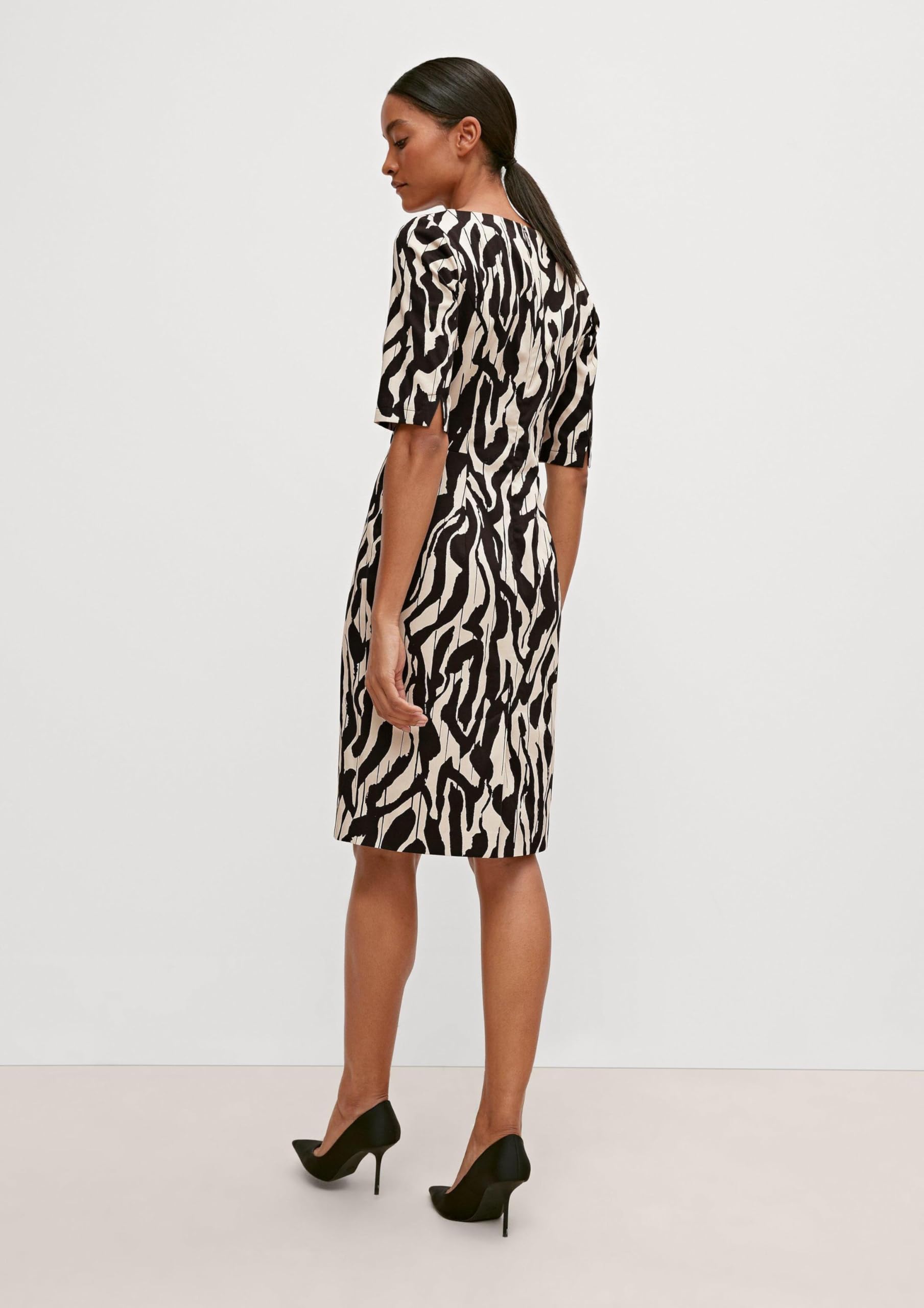 comma-allover-print-kleid-gr-36-gemustert-damen-kleid image 7