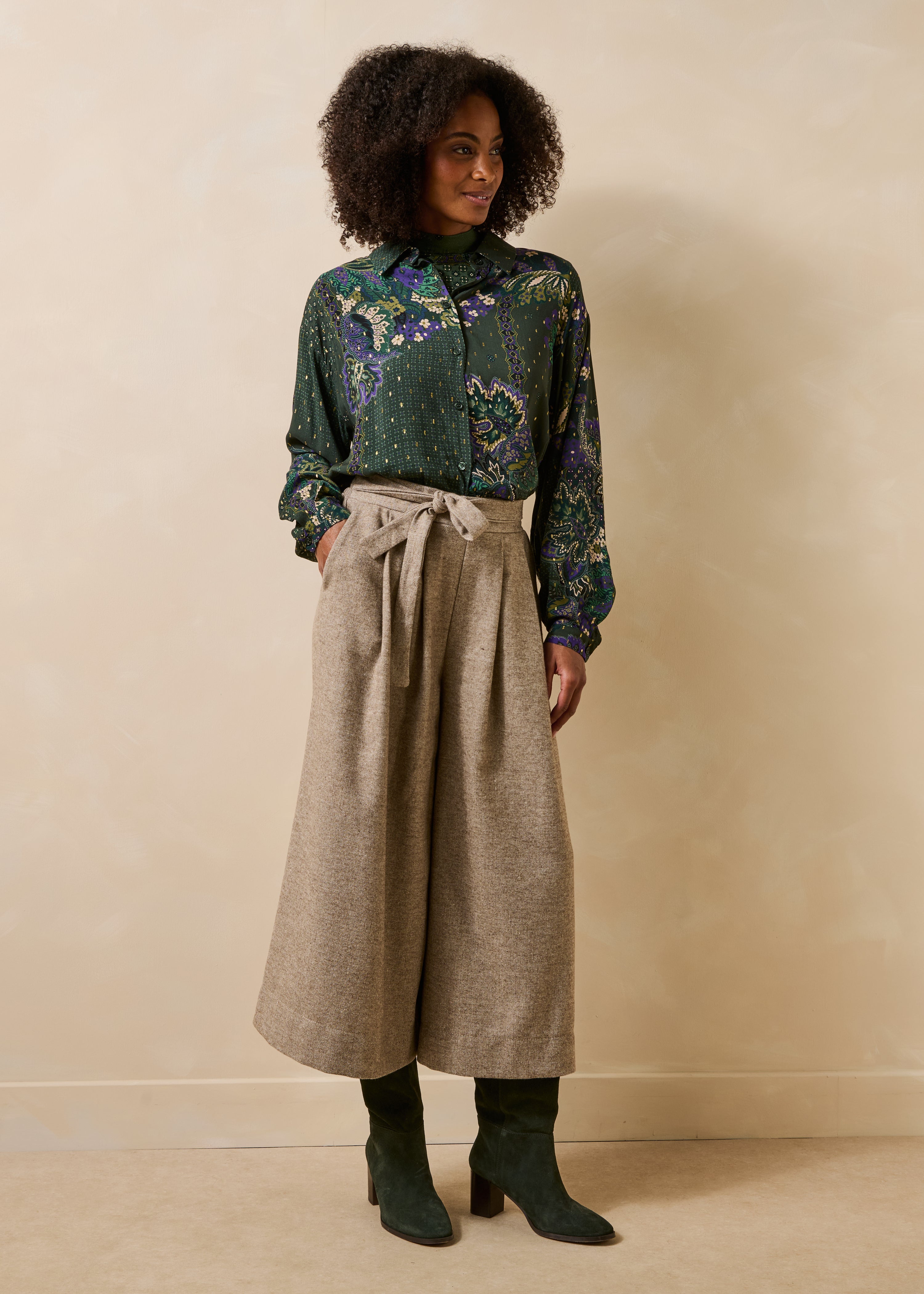 la-f-e-marabout-e-zakui-stiefel-kaki-wildleder image 1