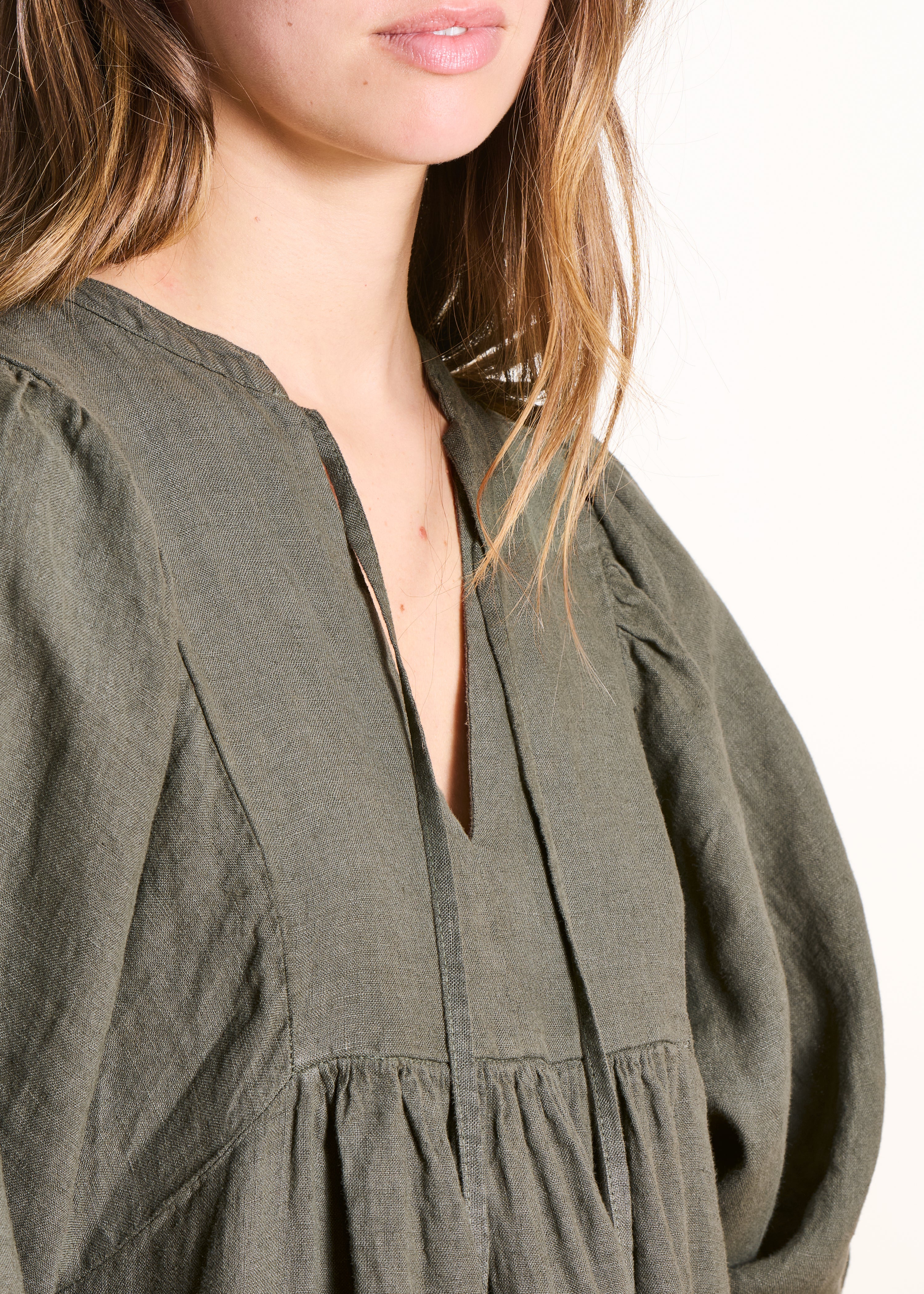 la-f-e-marabout-e-leinenkleid-lang-khaki-gr-34 image 4
