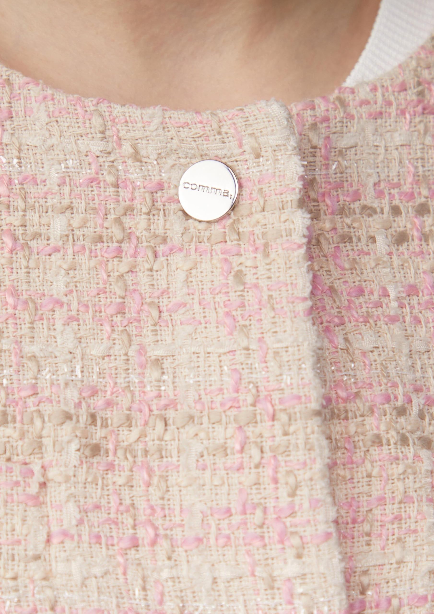comma-tweed-jacke-boxy-fit-rundhals image 5