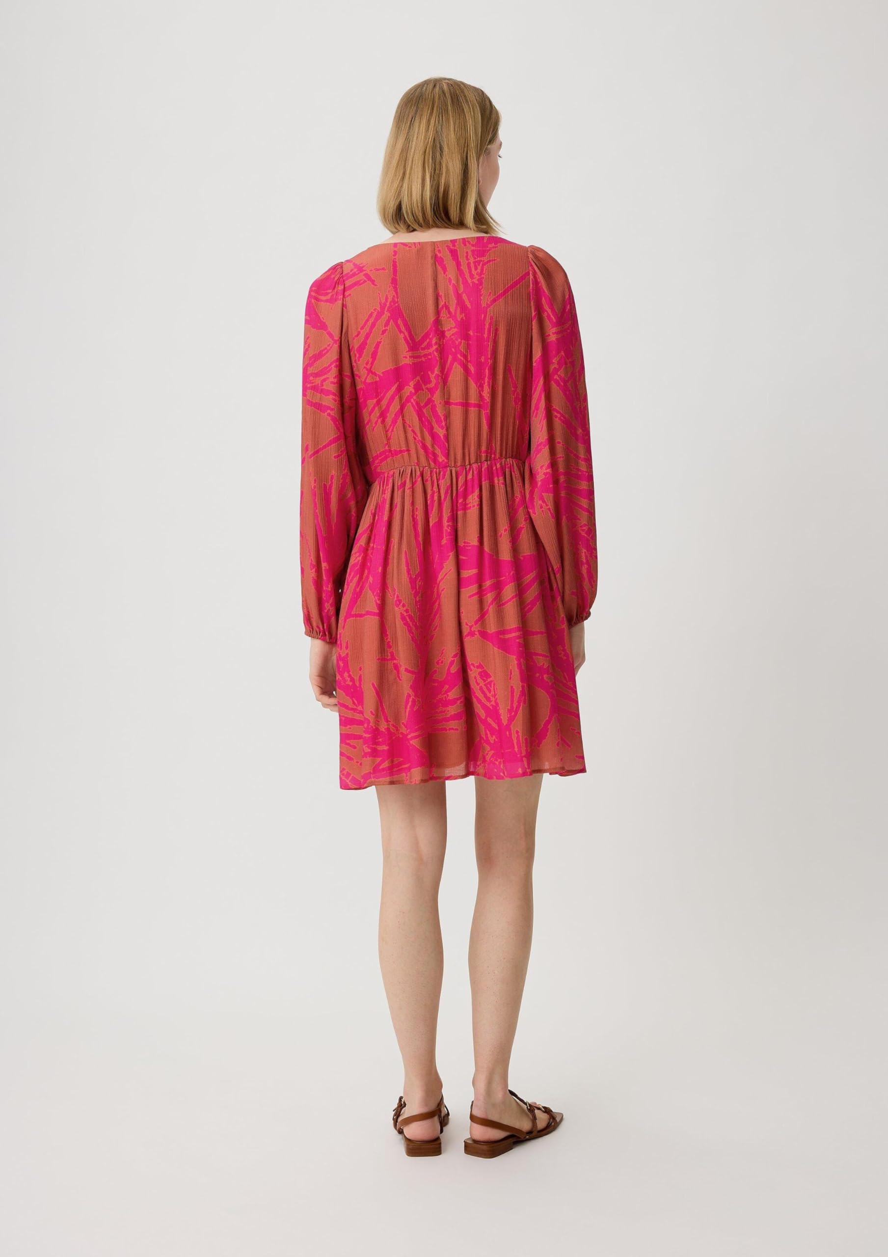 comma-dobby-kleid-damen-gr-34-kurz-allover-print image 6