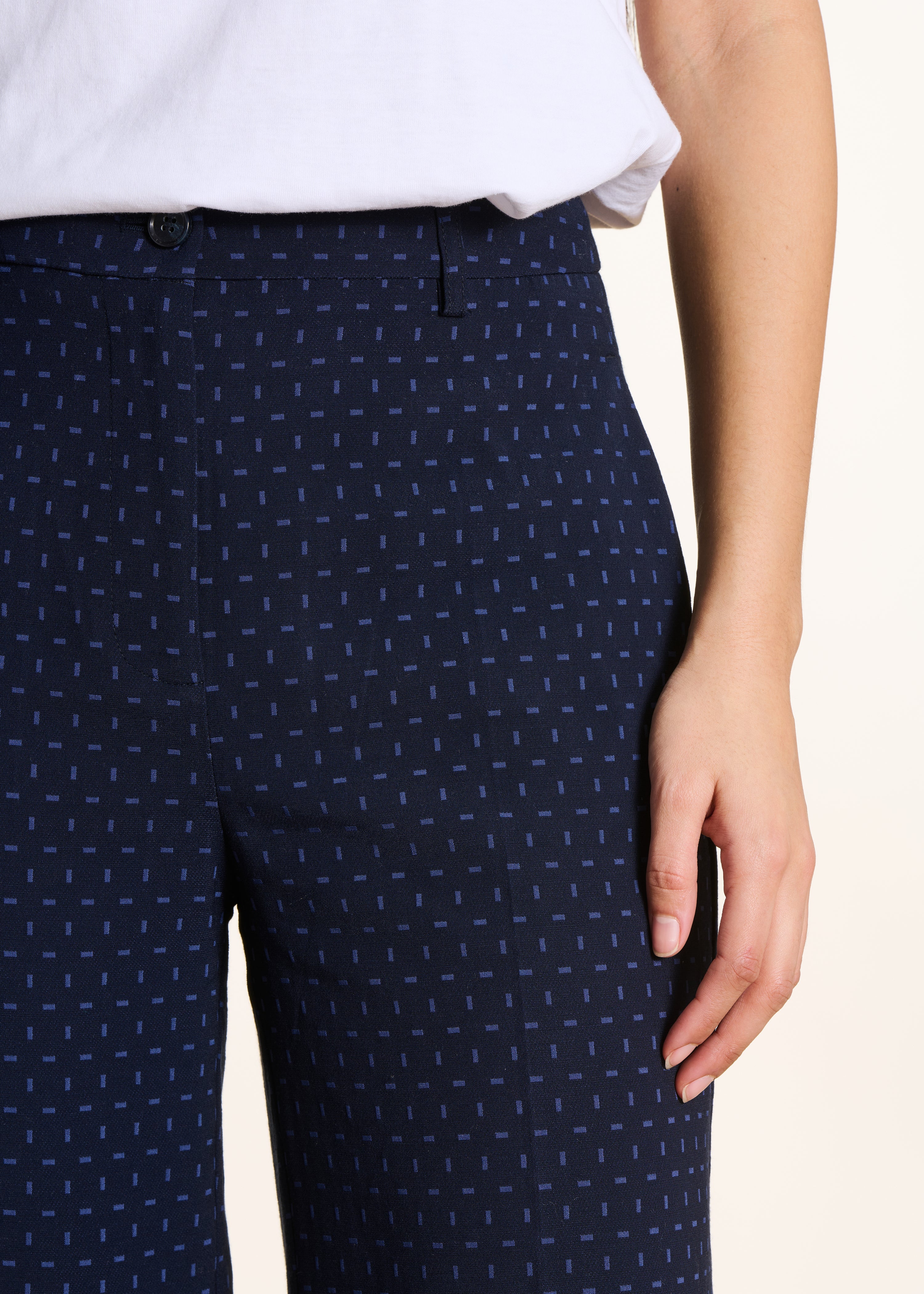 la-f-e-marabout-e-fabia-hose-blau-gr-34-jacquard image 5
